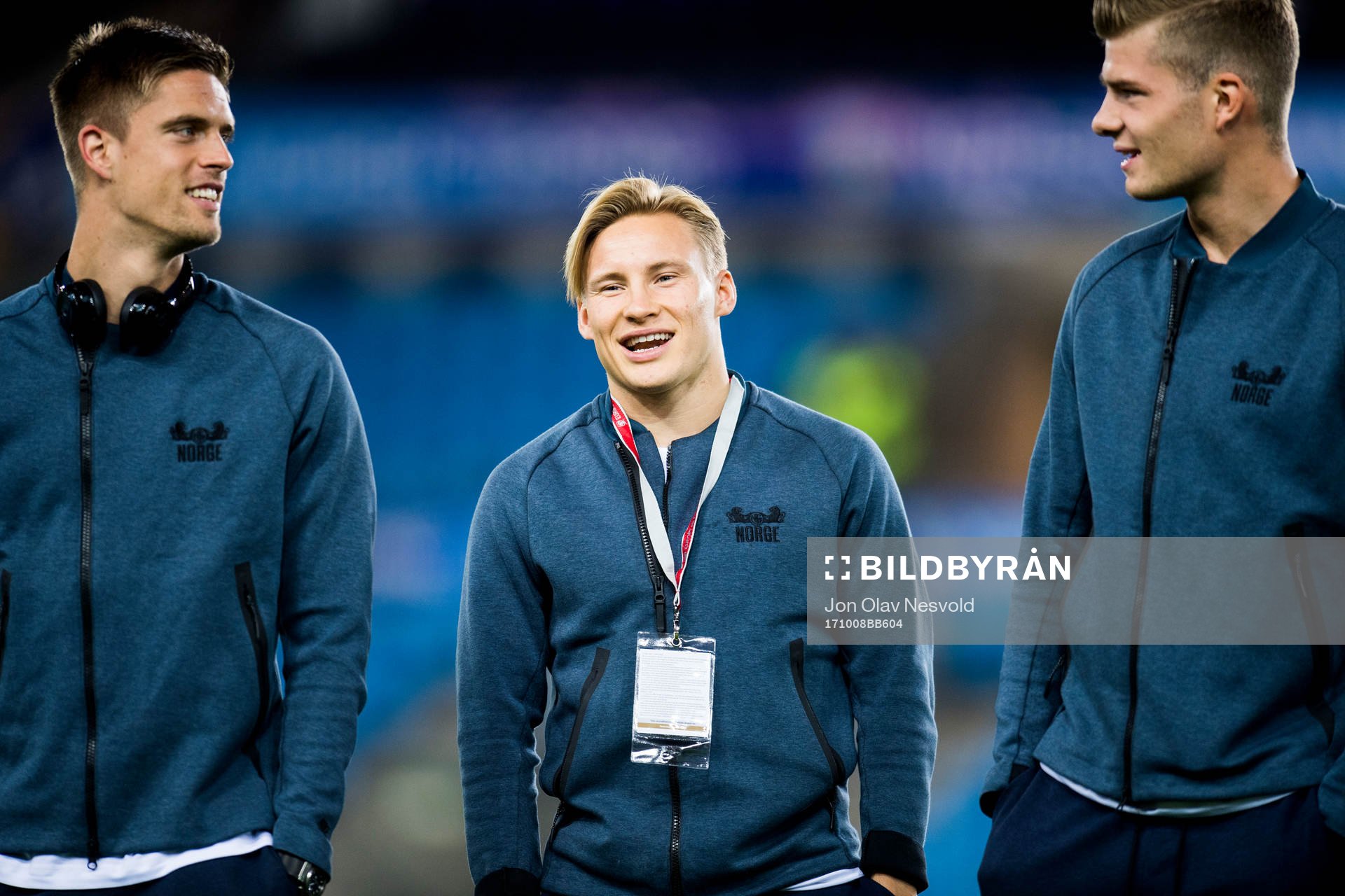Markus Henriksen, Jonas Svensson and Alexander Sørloth of
