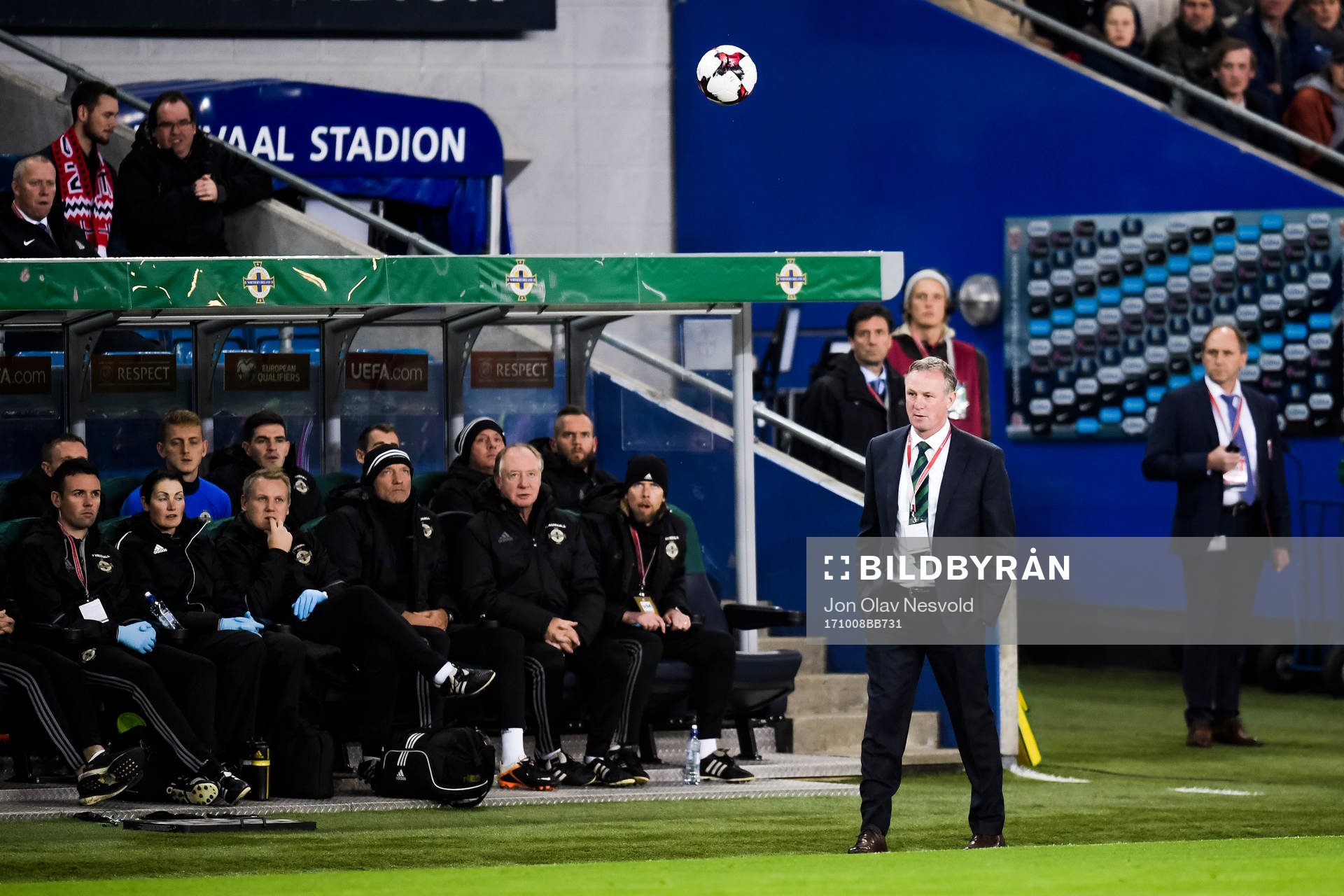 Michael O'Neill, head coach of Northern Ireland