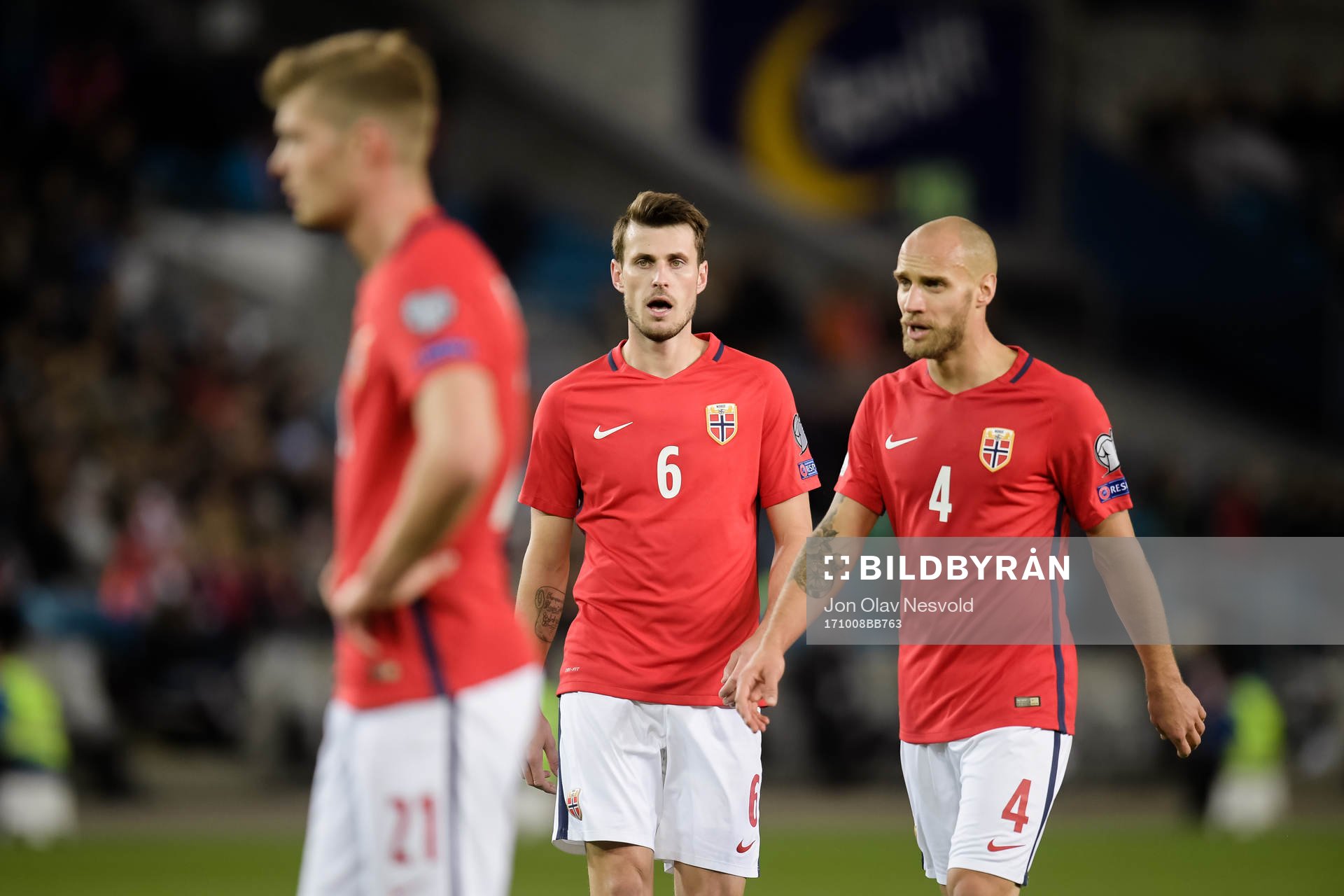 Alexander Sørloth, Tore Reginiussen ´and Håvard