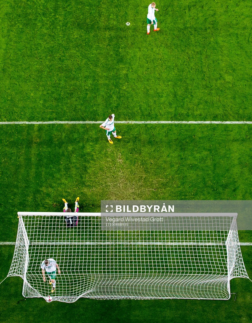 Chris Brunt and his teammates of Northern Ireland look