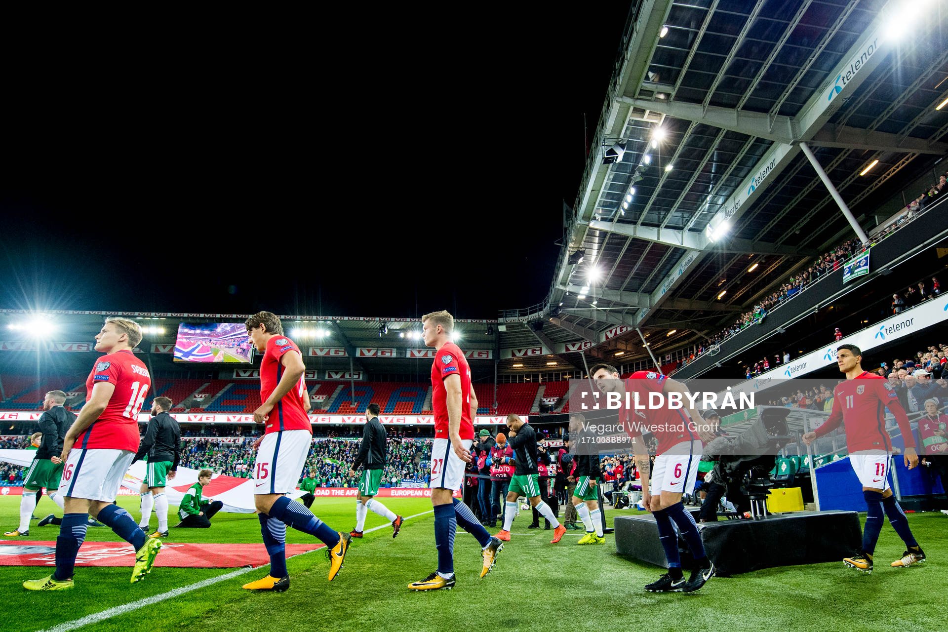 Jonas Svensson, Sander Berge, Alexander Sørloth, Håvard
