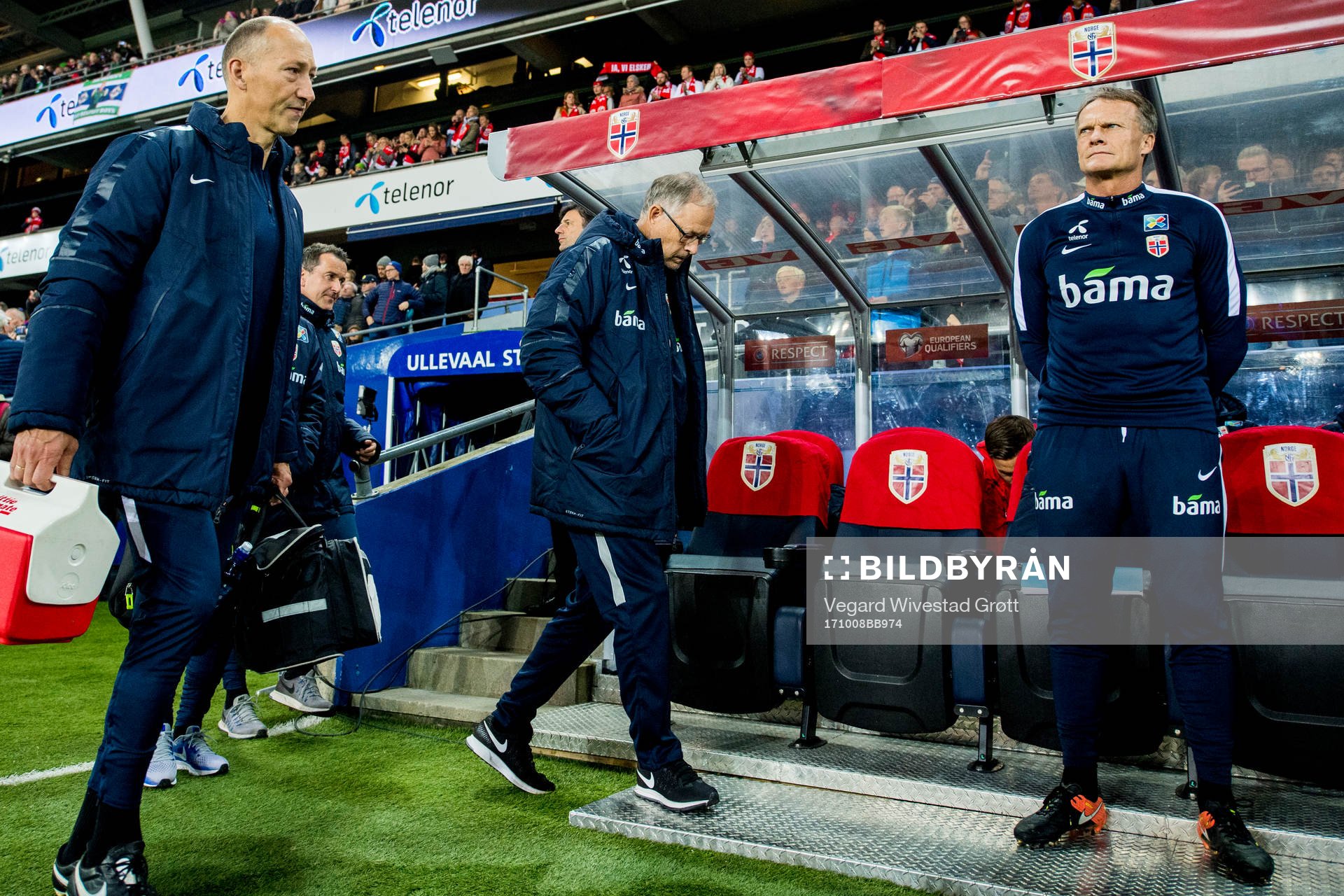Lars Lagerbäck, head coach of Norway, ahead the FIFA World
