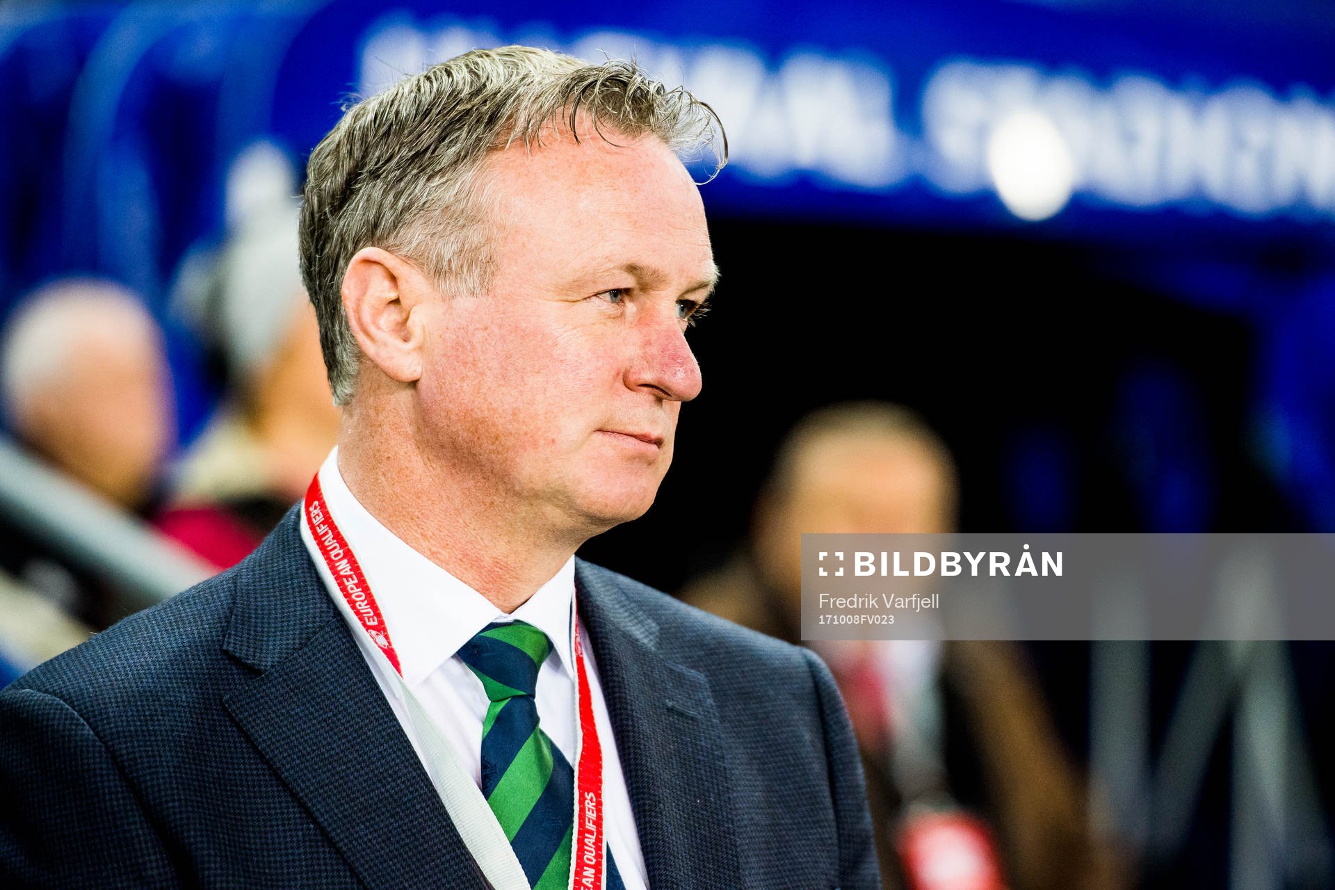 Michael O'Neill, head coach of Northern Irelandahead of the