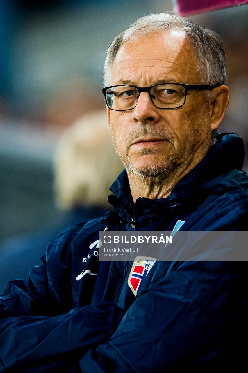 Lars Lagerbäck, head coach of Norway