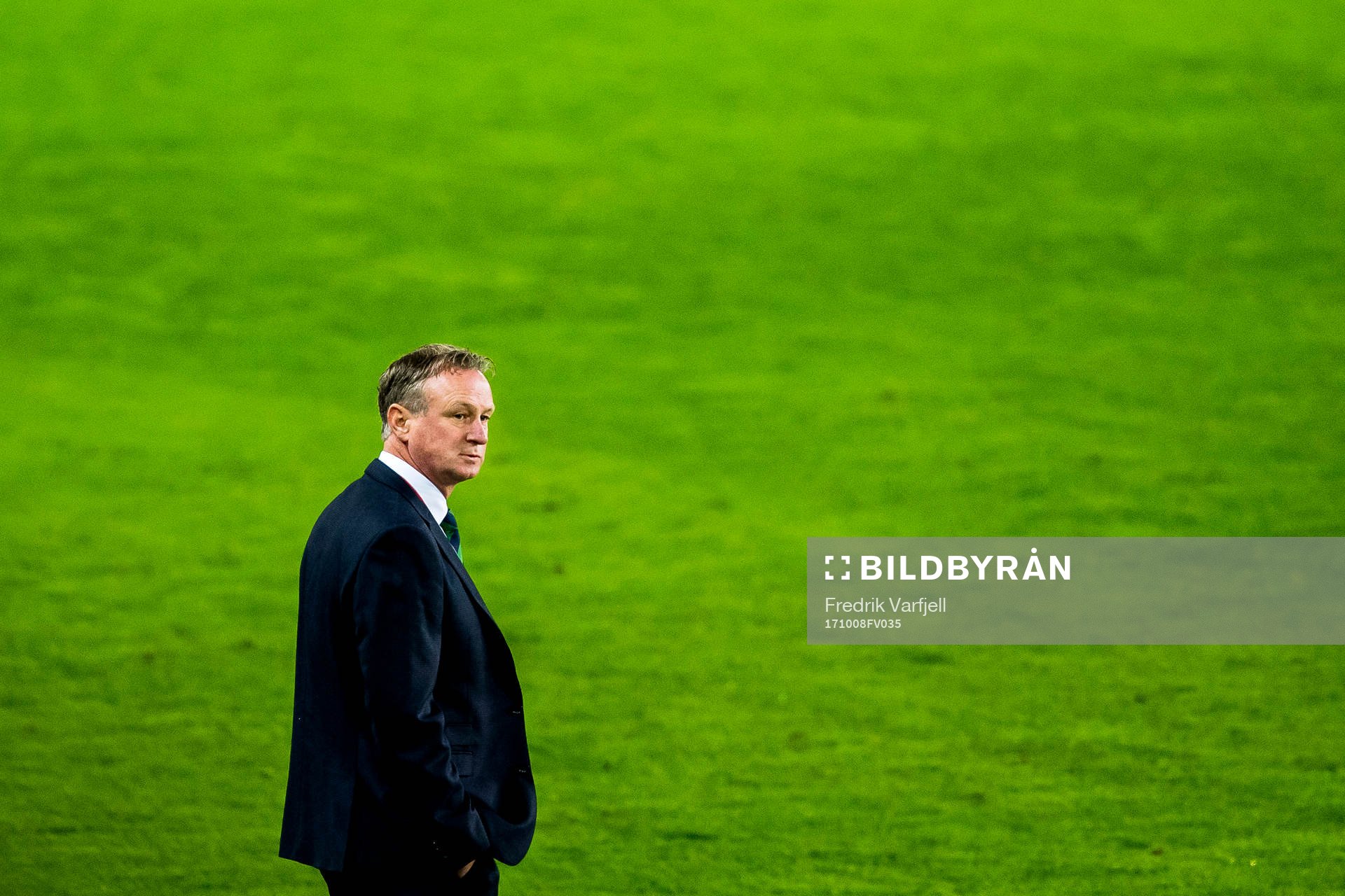 Michael O'Neill, head coach of Northern Ireland