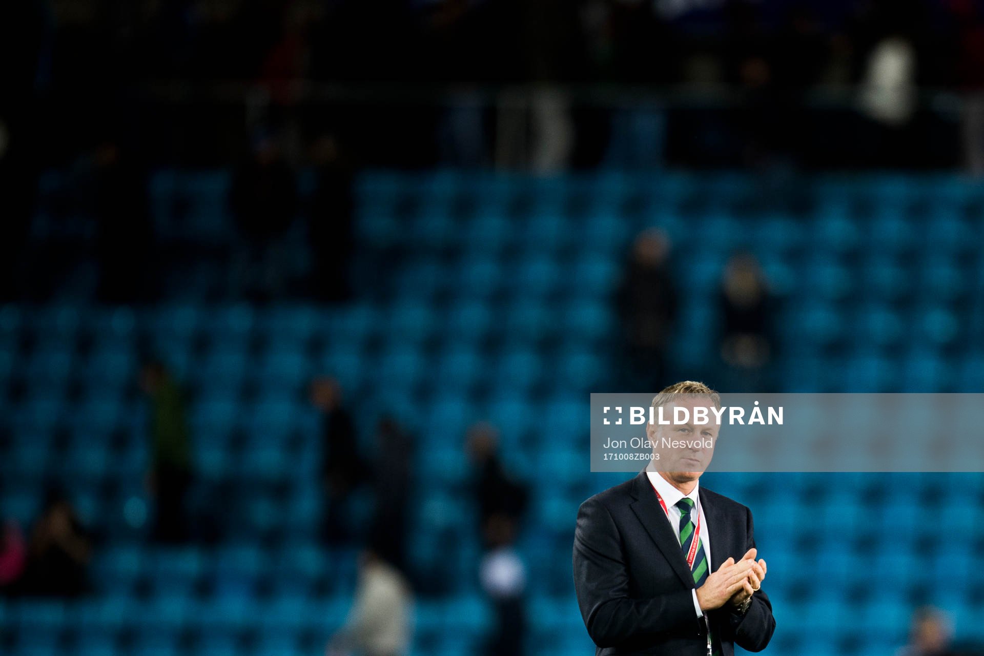 Michael O'Neill, head coach of Northern Ireland