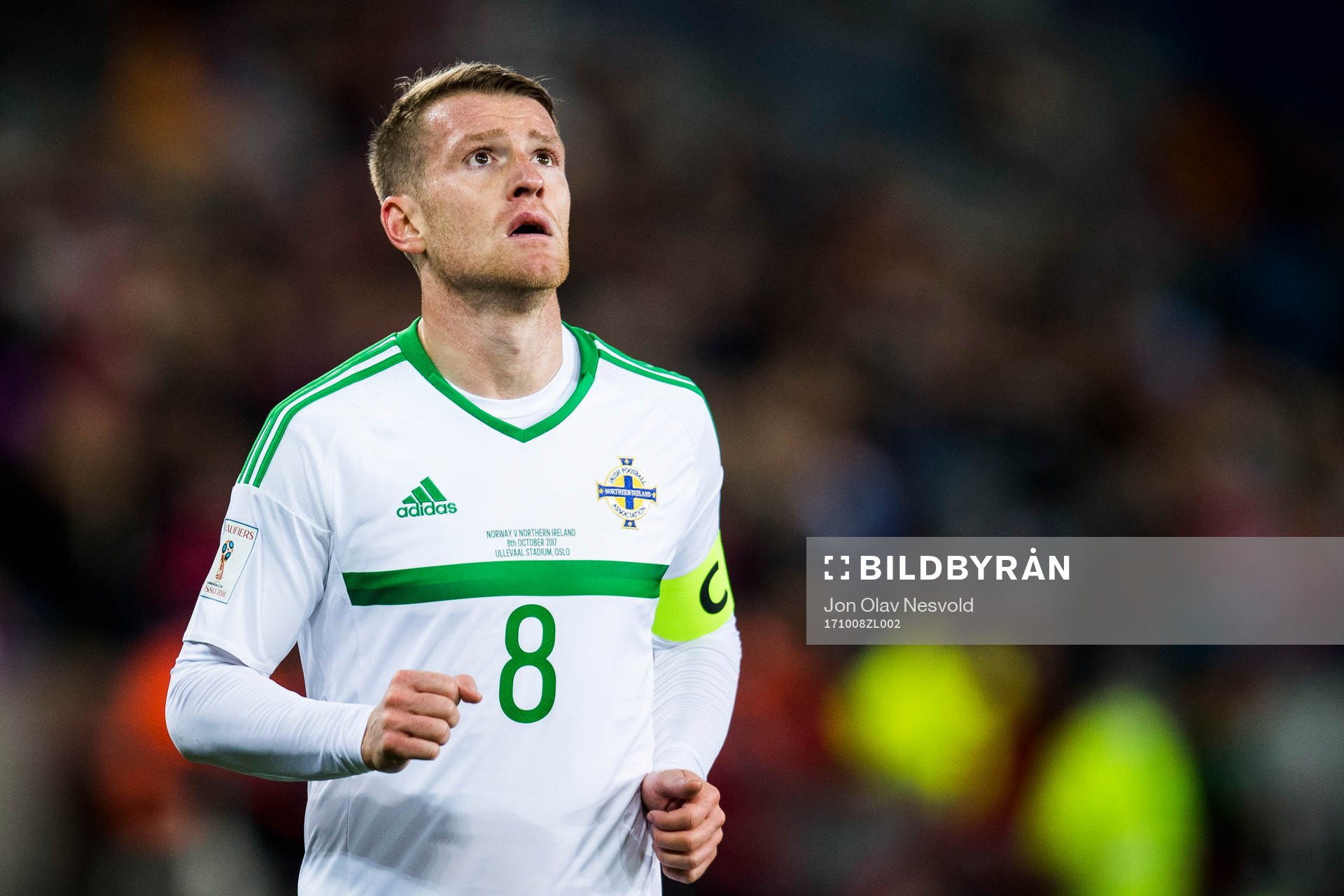 Steven Davis of Northern Ireland