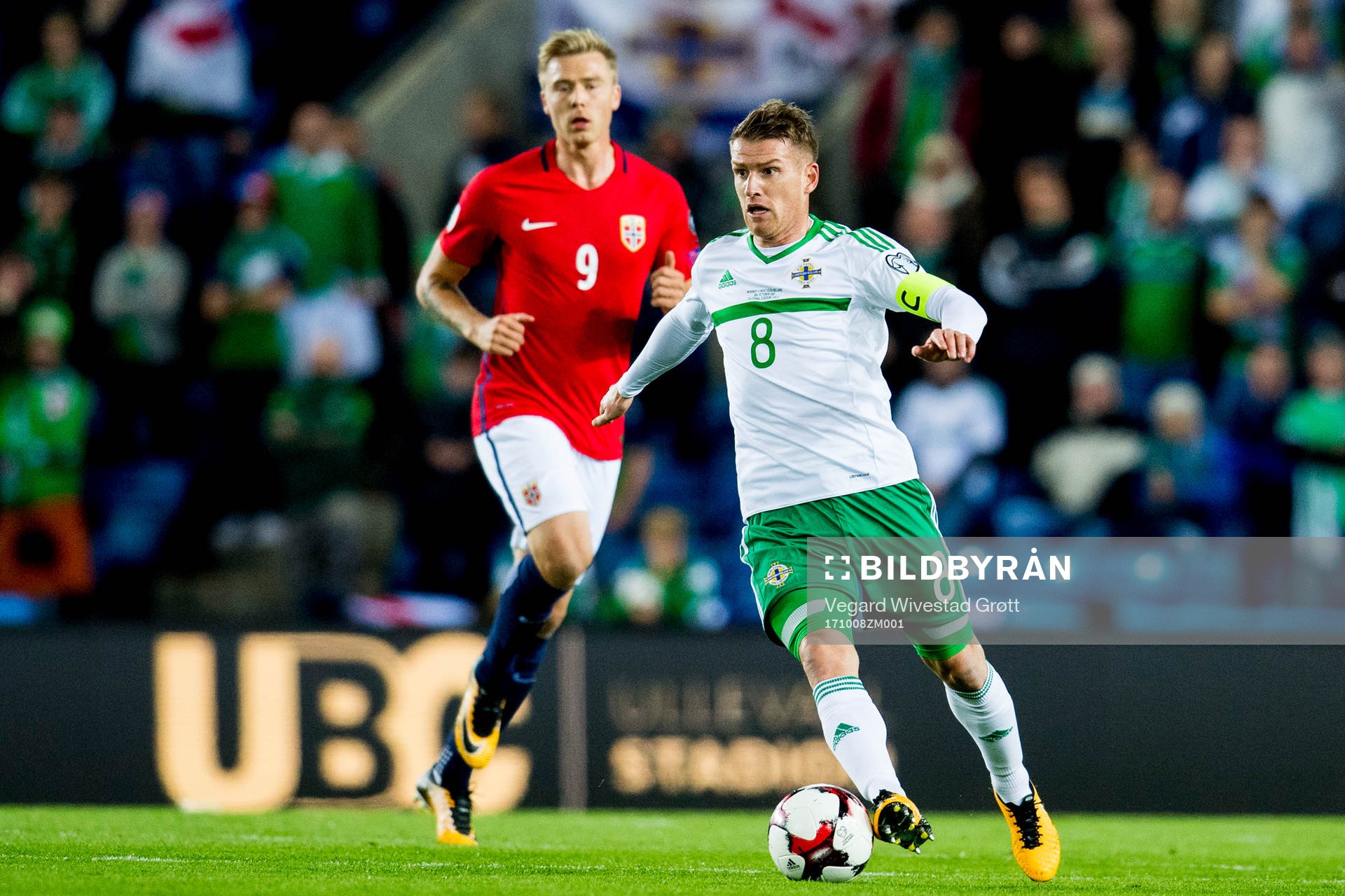 Steven Davis of Northern Ireland