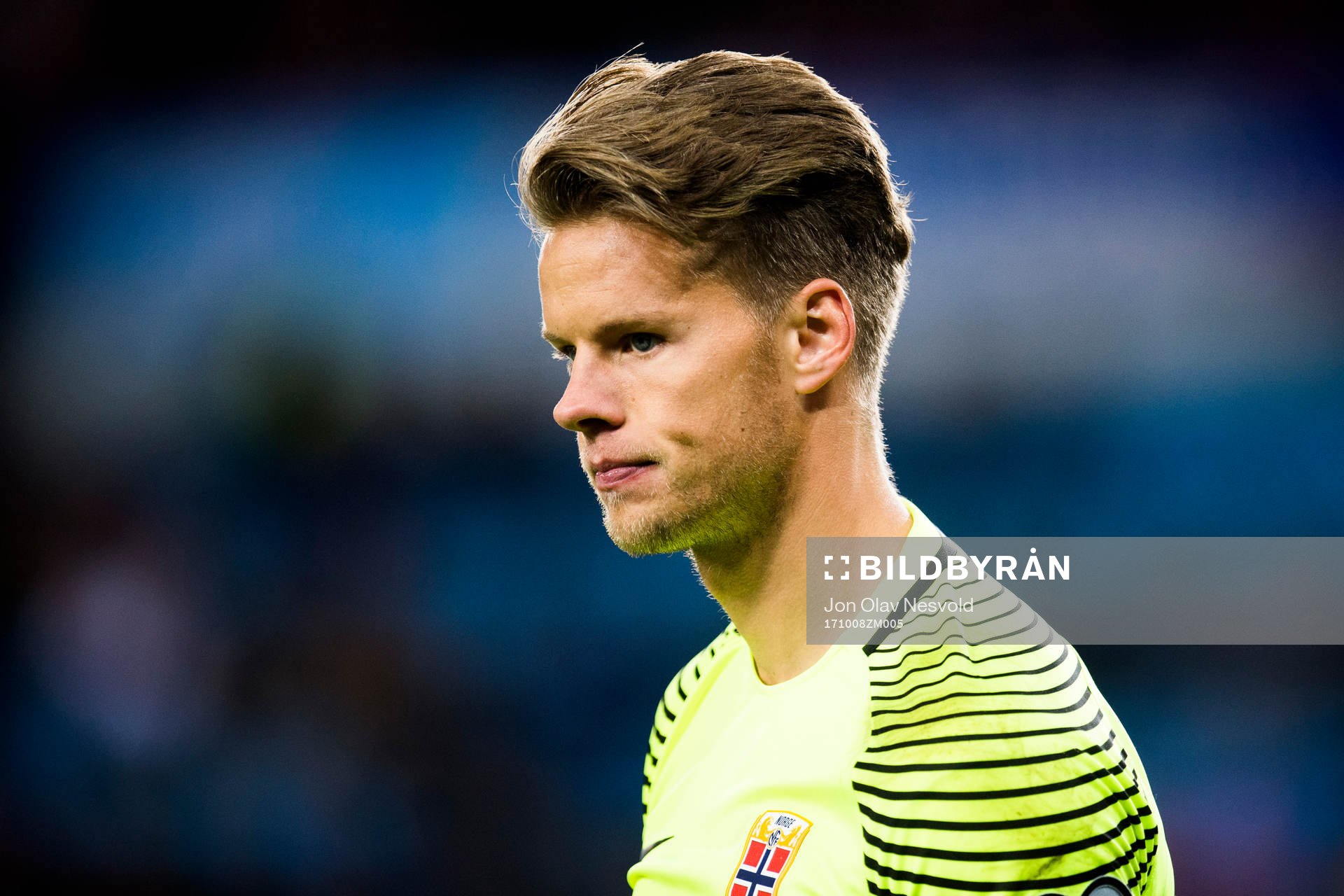 Goalkeeper Ørjan Håskjold Nyland of Norway