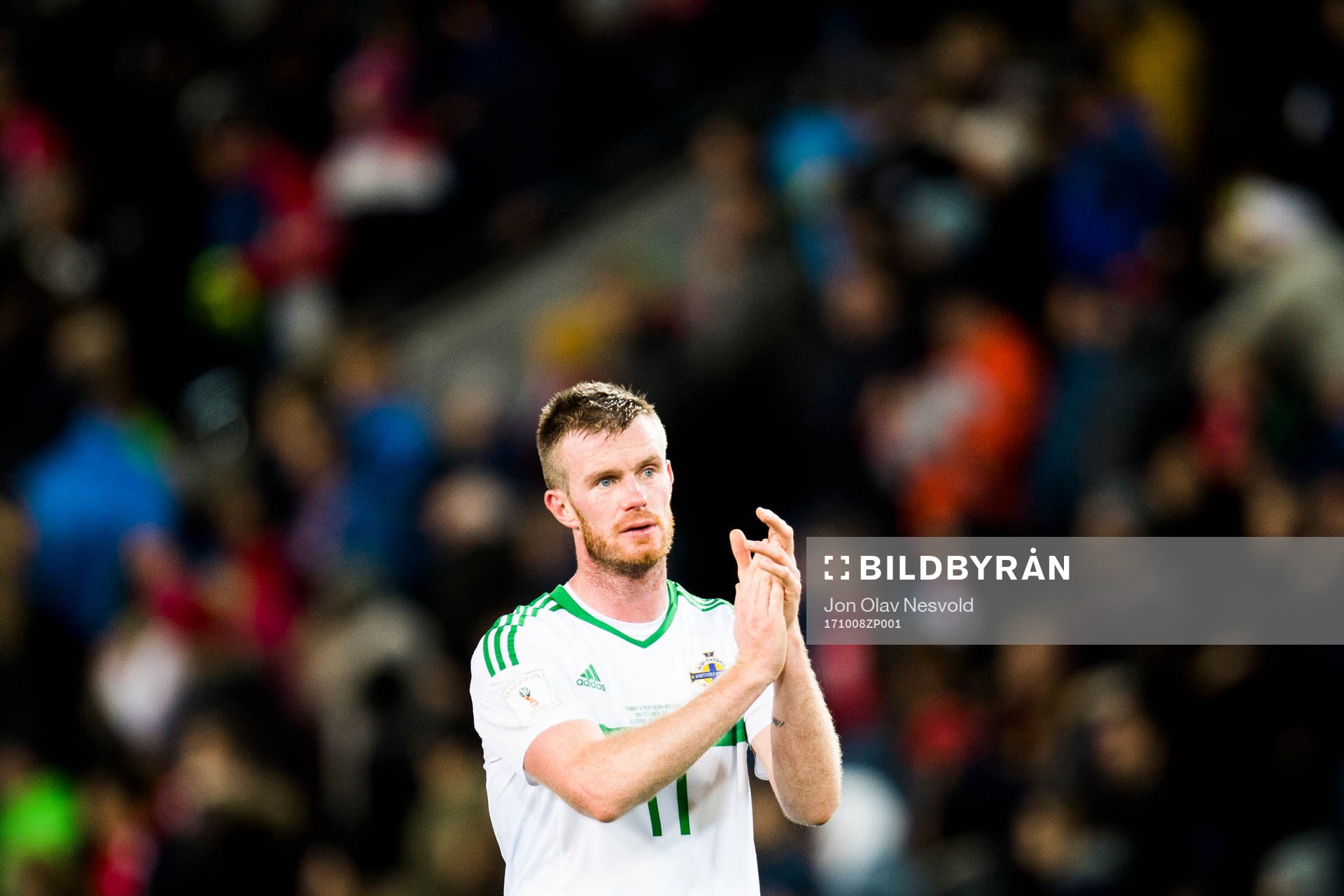 Chris Brunt of Northern Ireland