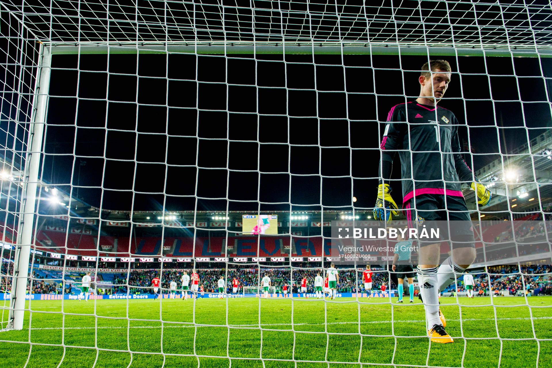 Goalkeeper Michael McGovern of Northern Ireland
