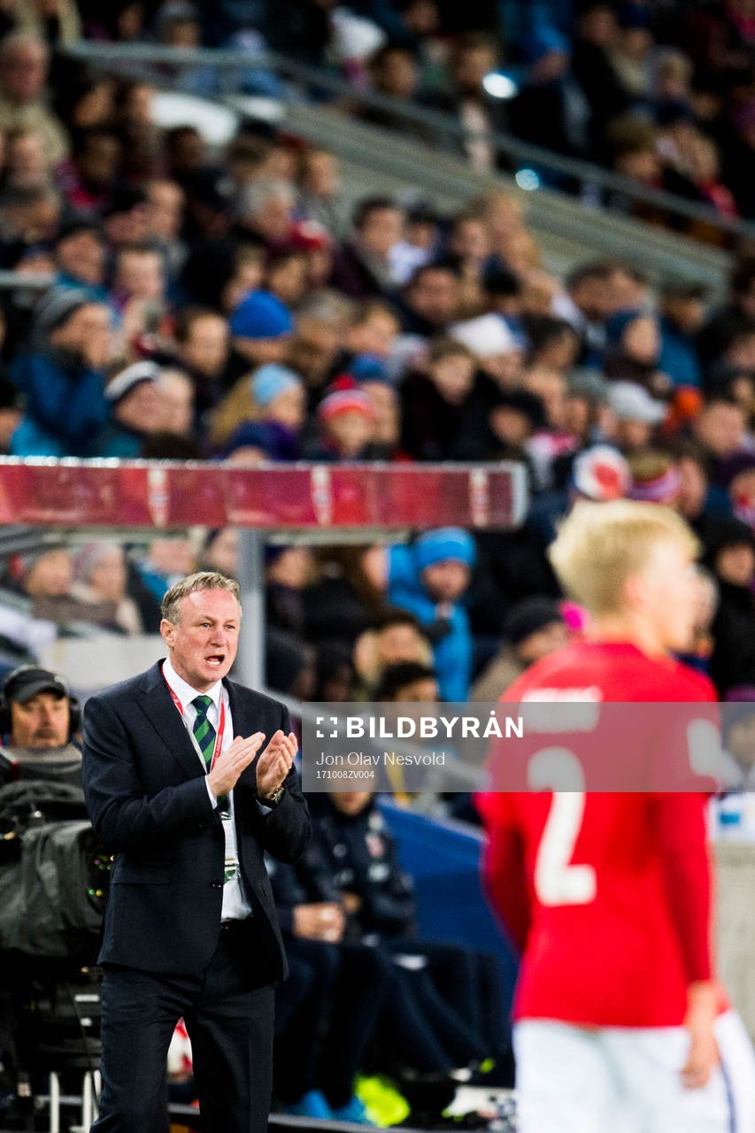 Michael O'Neill, head coach of Northern Ireland