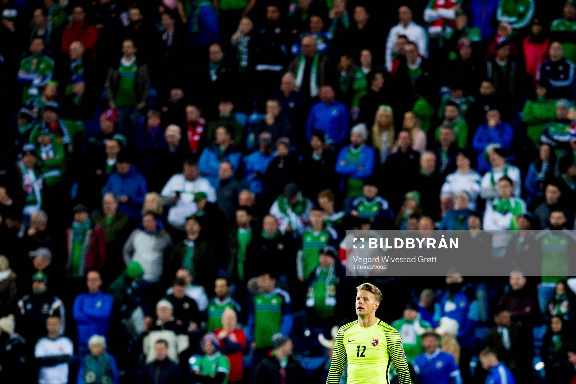 Goalkeeper Ørjan Håskjold Nyland of Norway