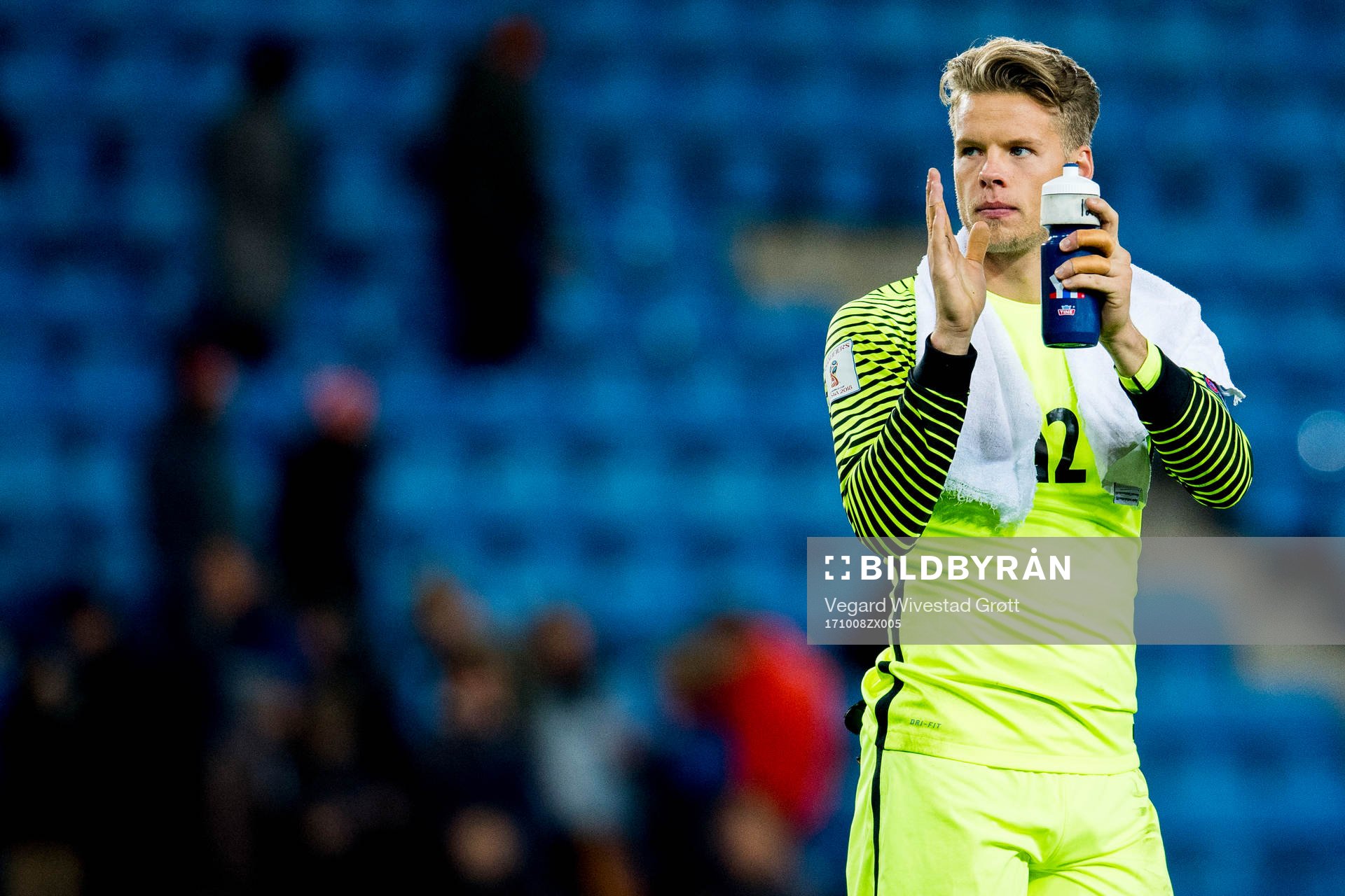 Goalkeeper Ørjan Håskjold Nyland of Norway