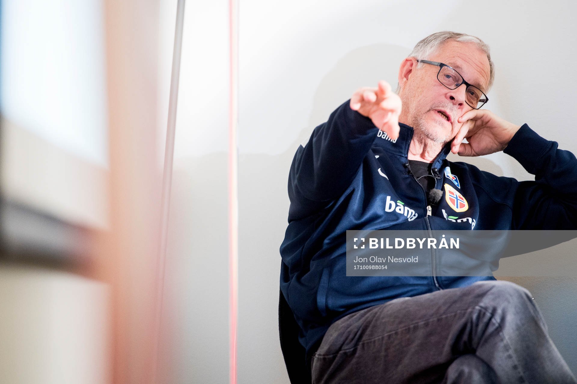 Lars Lagerbäck, head coach of Norway