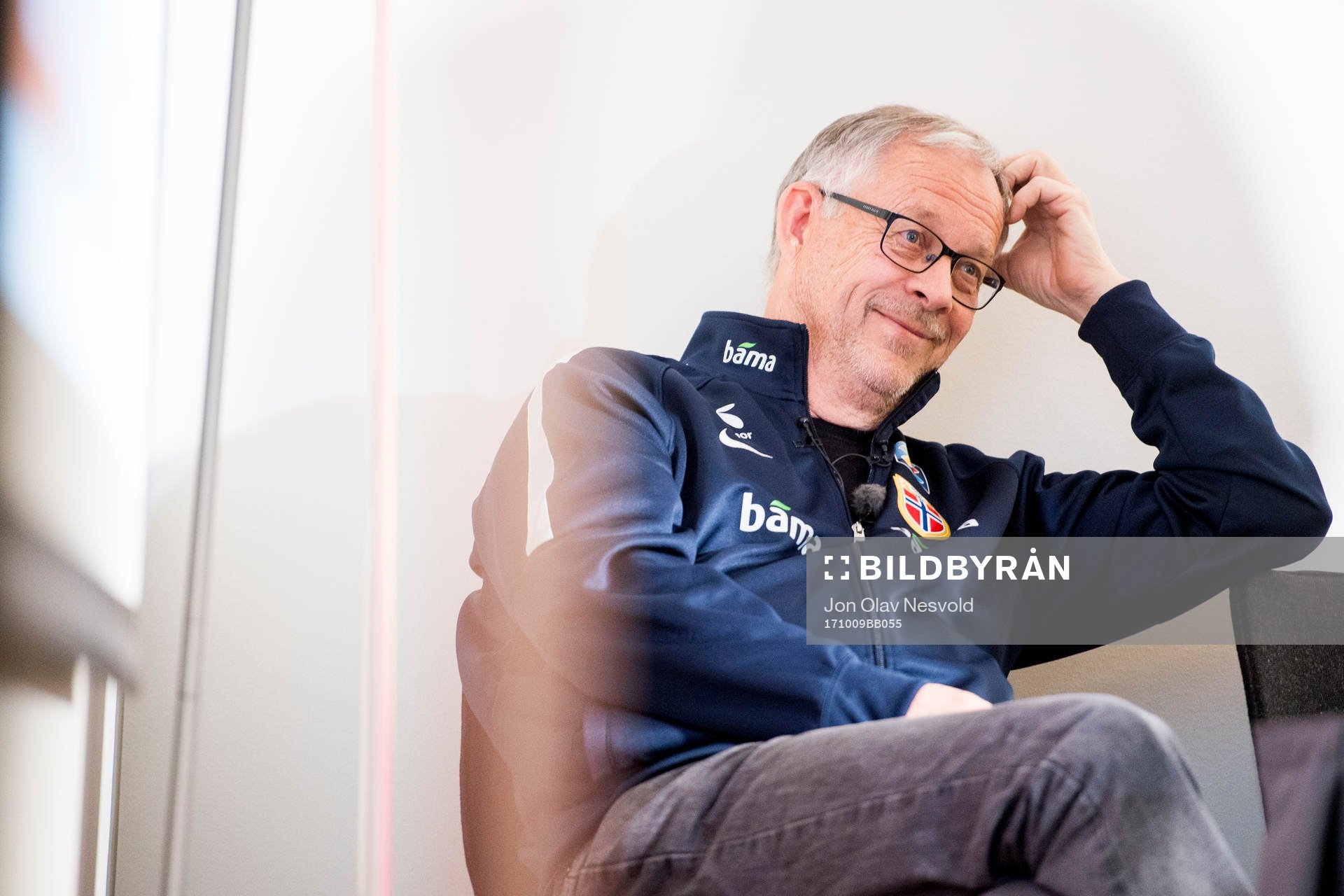 Lars Lagerbäck, head coach of Norway