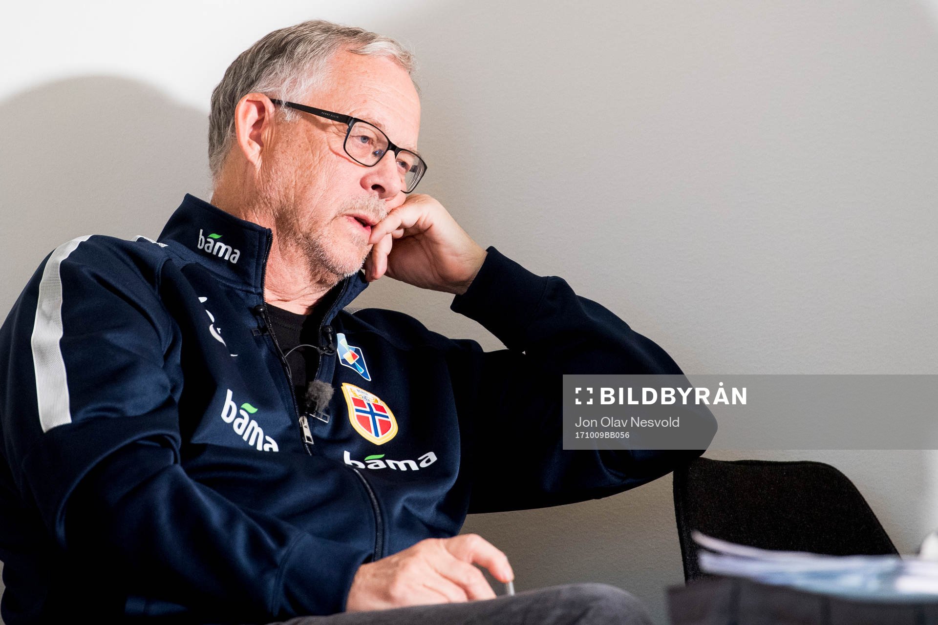 Lars Lagerbäck, head coach of Norway