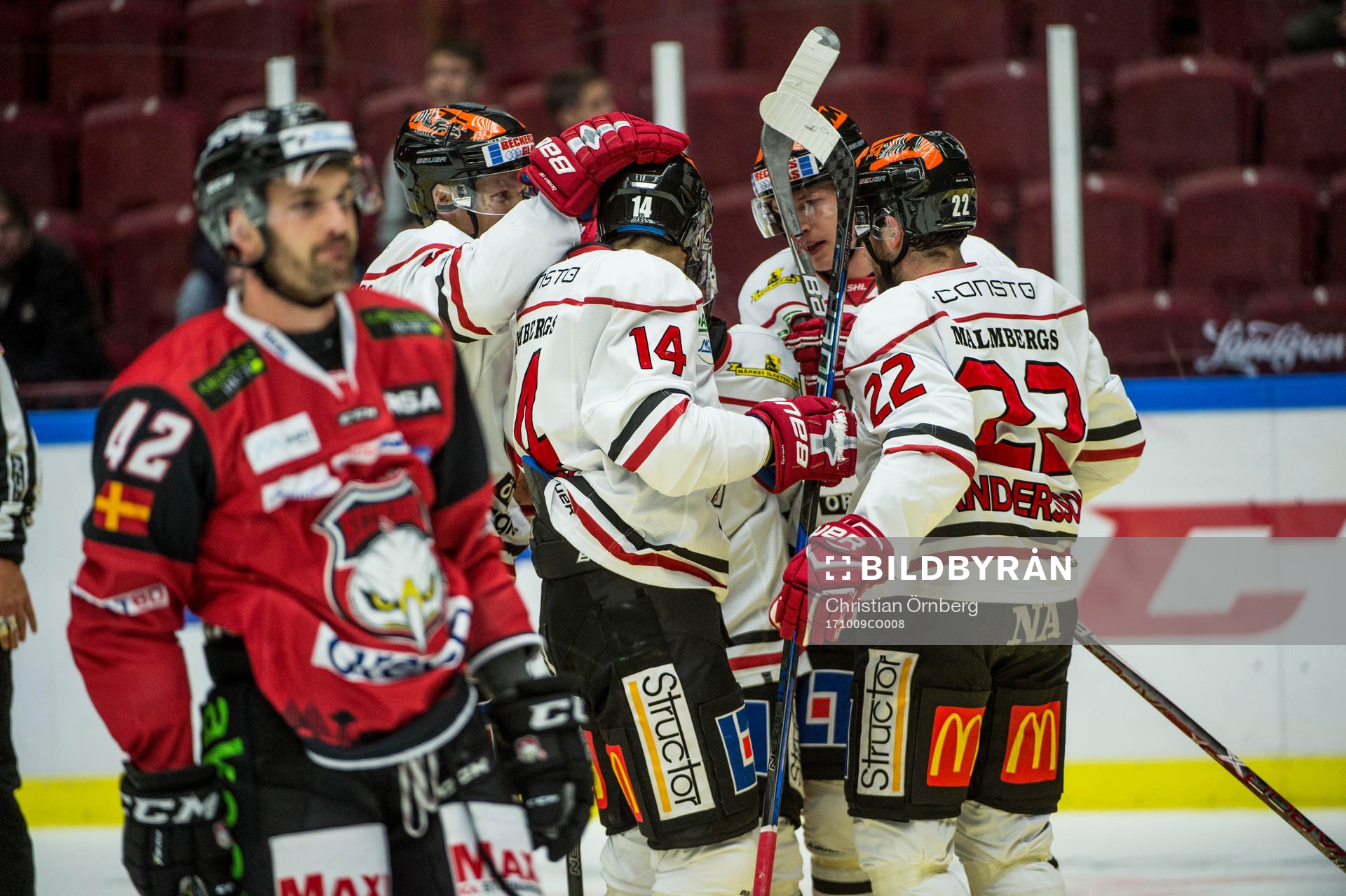 Örebros Gustav Backström, Sakari Manninen, Tom Wandell