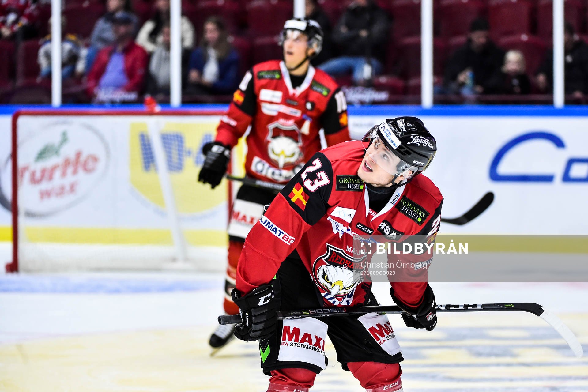 Malmö Redhawks Christoffer Forsberg deppar