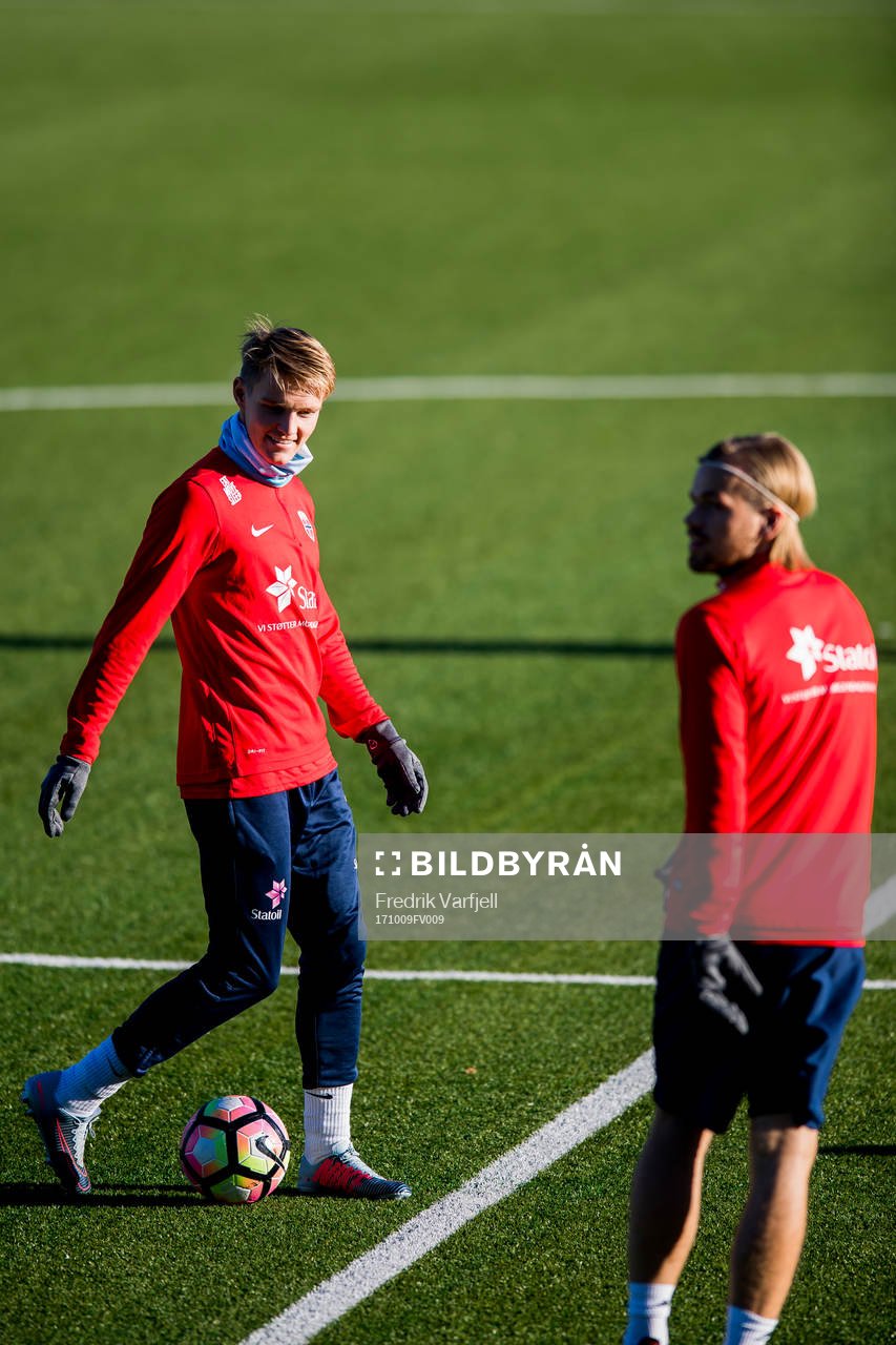 Martin Ødegaard and Iver Fossum