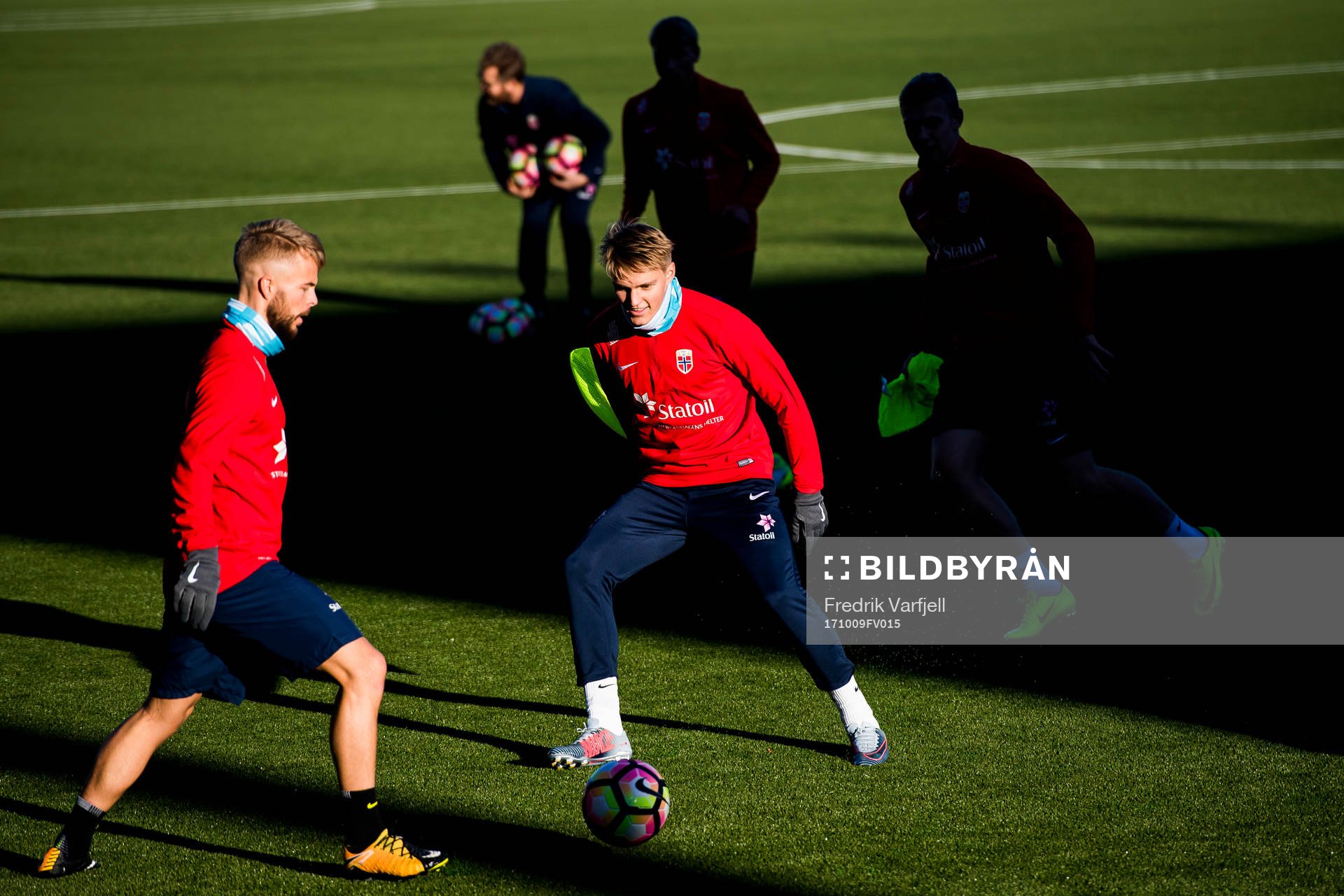 Sander Svendsen and Martin Ødegaard