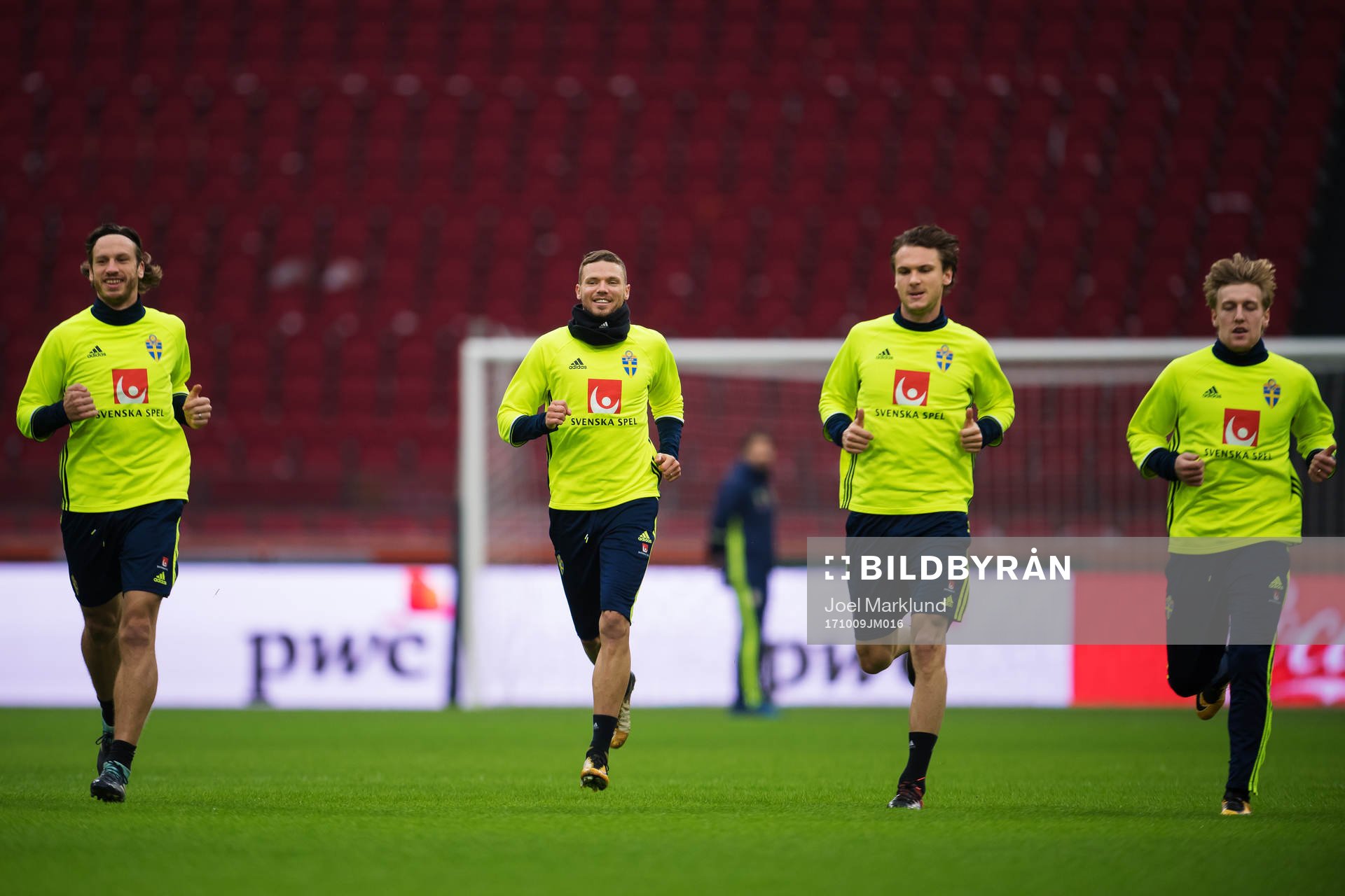 Gustav Svensson, Marcus Berg, Albin Ekdal och Emil Forsberg