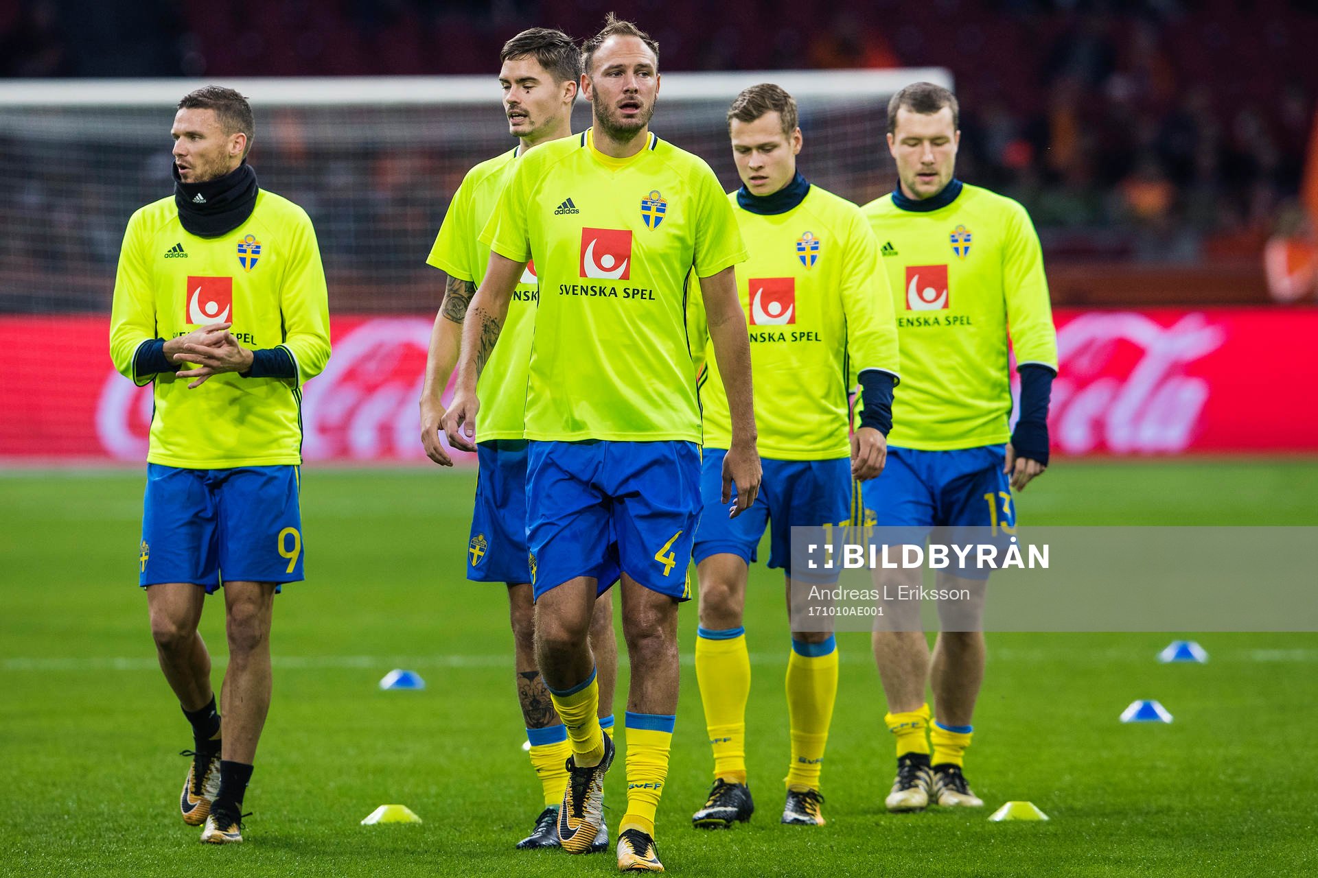 Sveriges Marcus Berg och Andreas Granqvist värmer upp