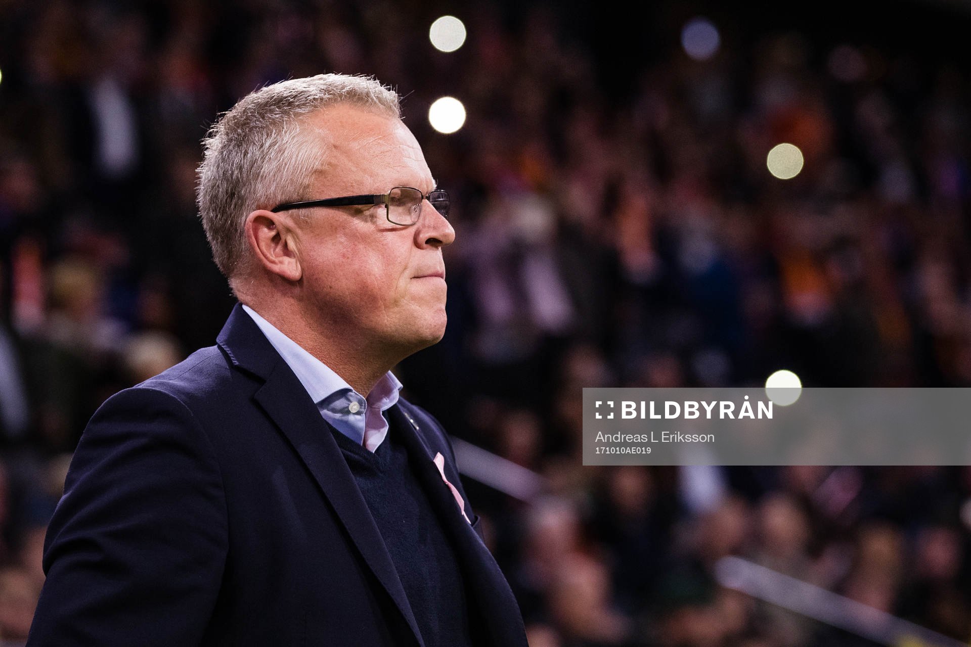 Sveriges förbundskapten Janne Andersson innan