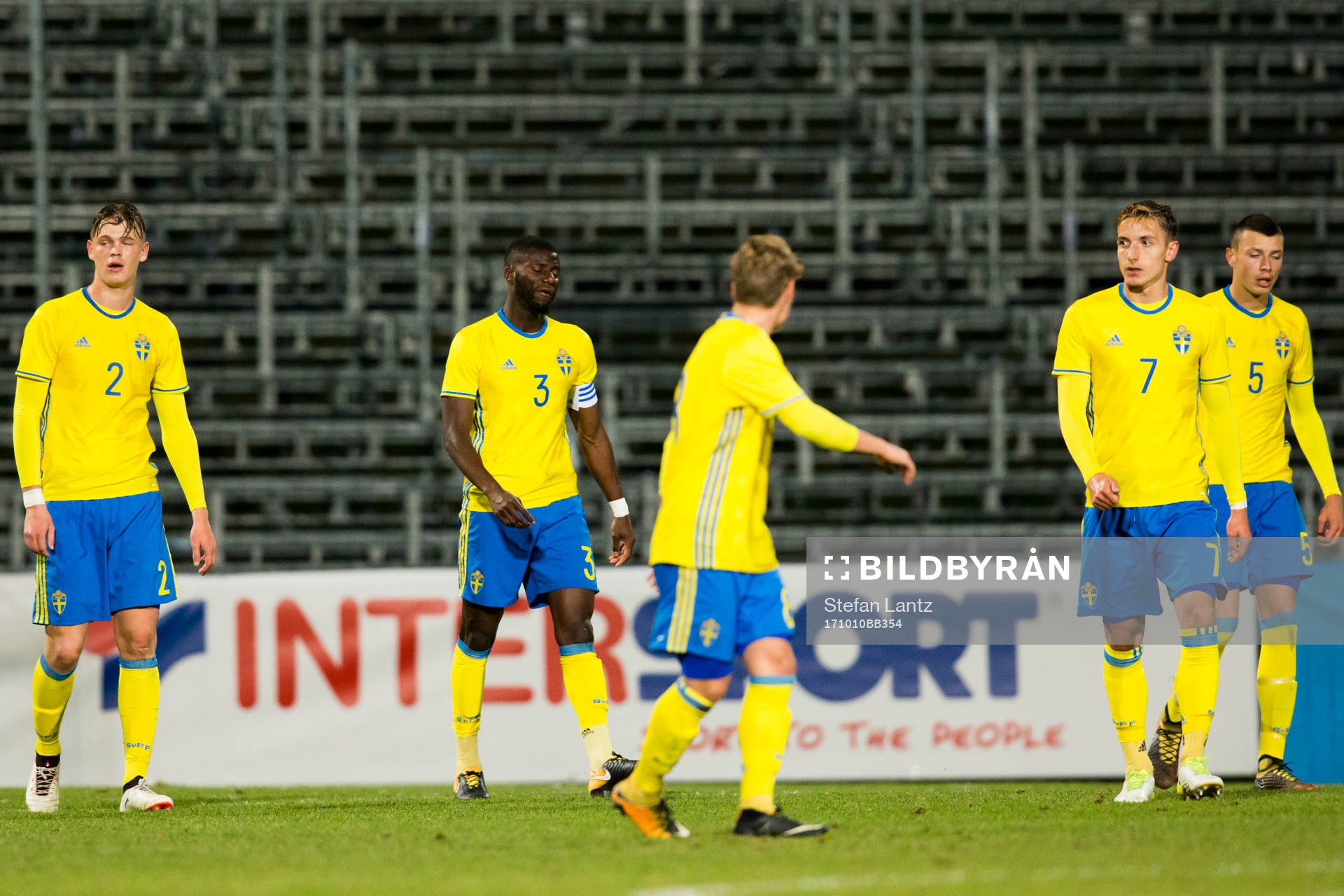Sveriges Hugo Andersson, Joseph Colley, Lukas Browning