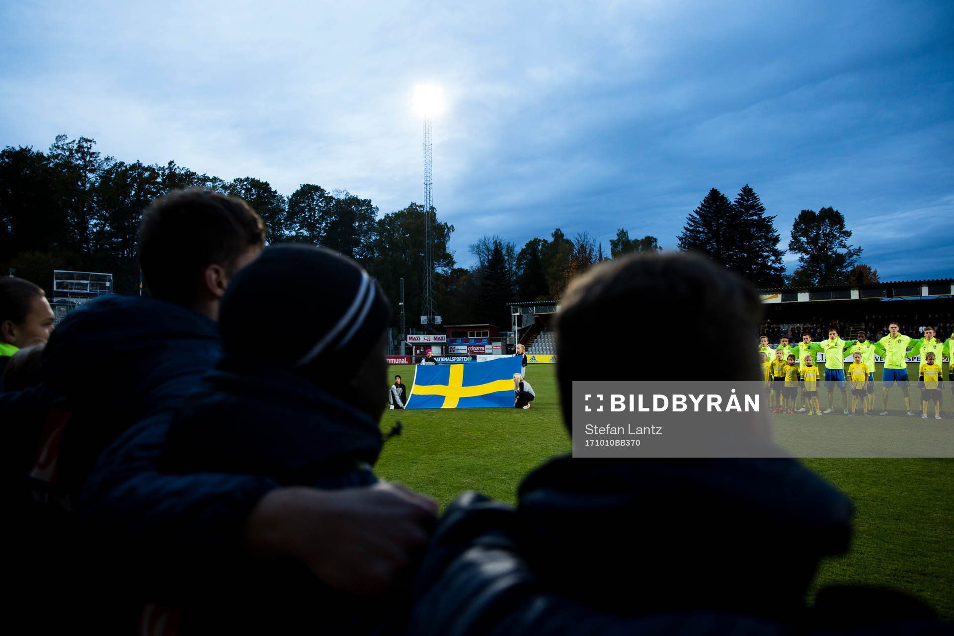 Sveriges spelare på Stadsparksvallen