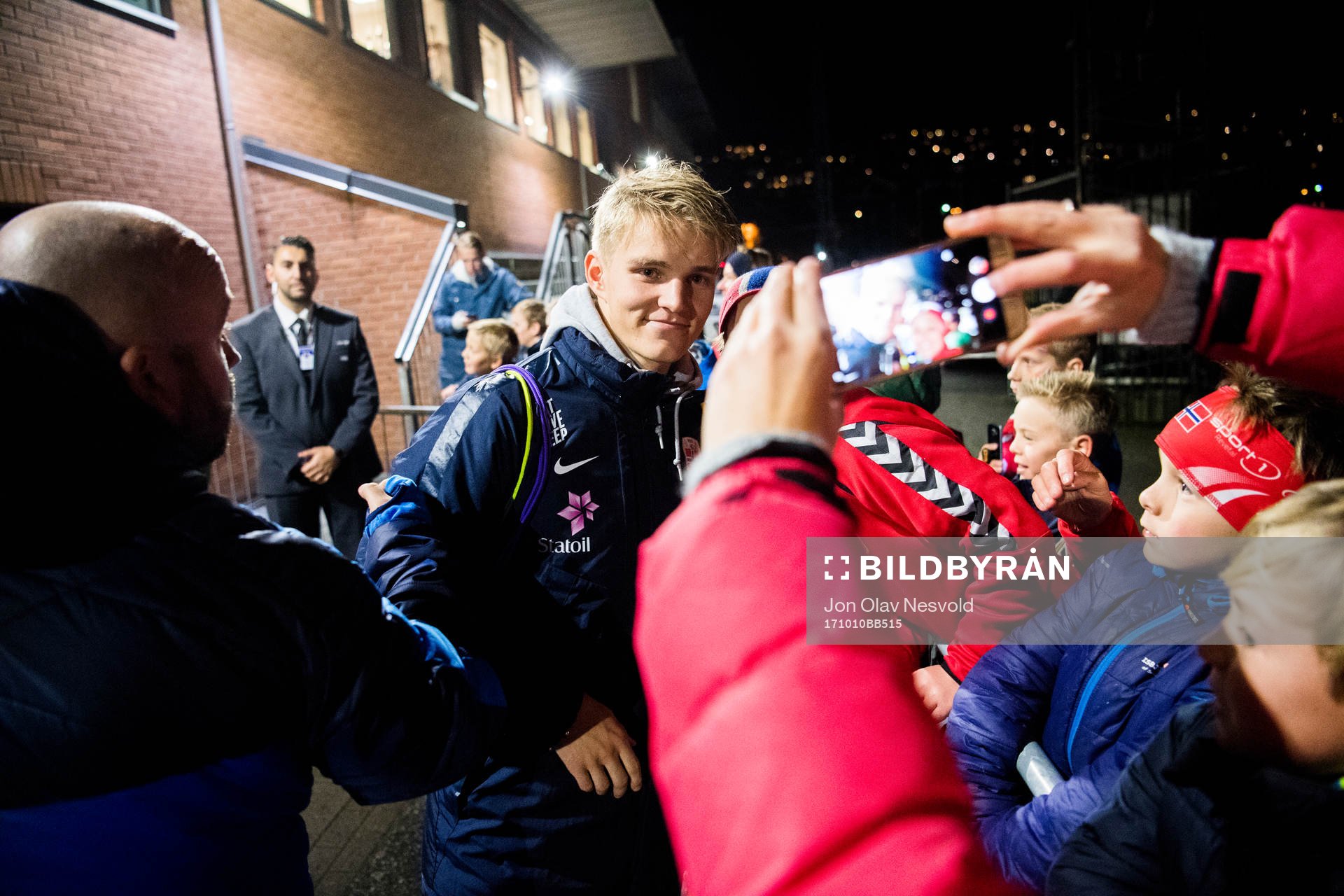 Martin Ødegaard Norway meets fans