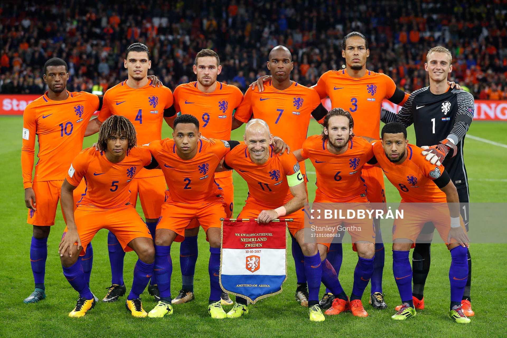 10-10-2017 Stadion Arena, WK-kwalificatiewedstrijd