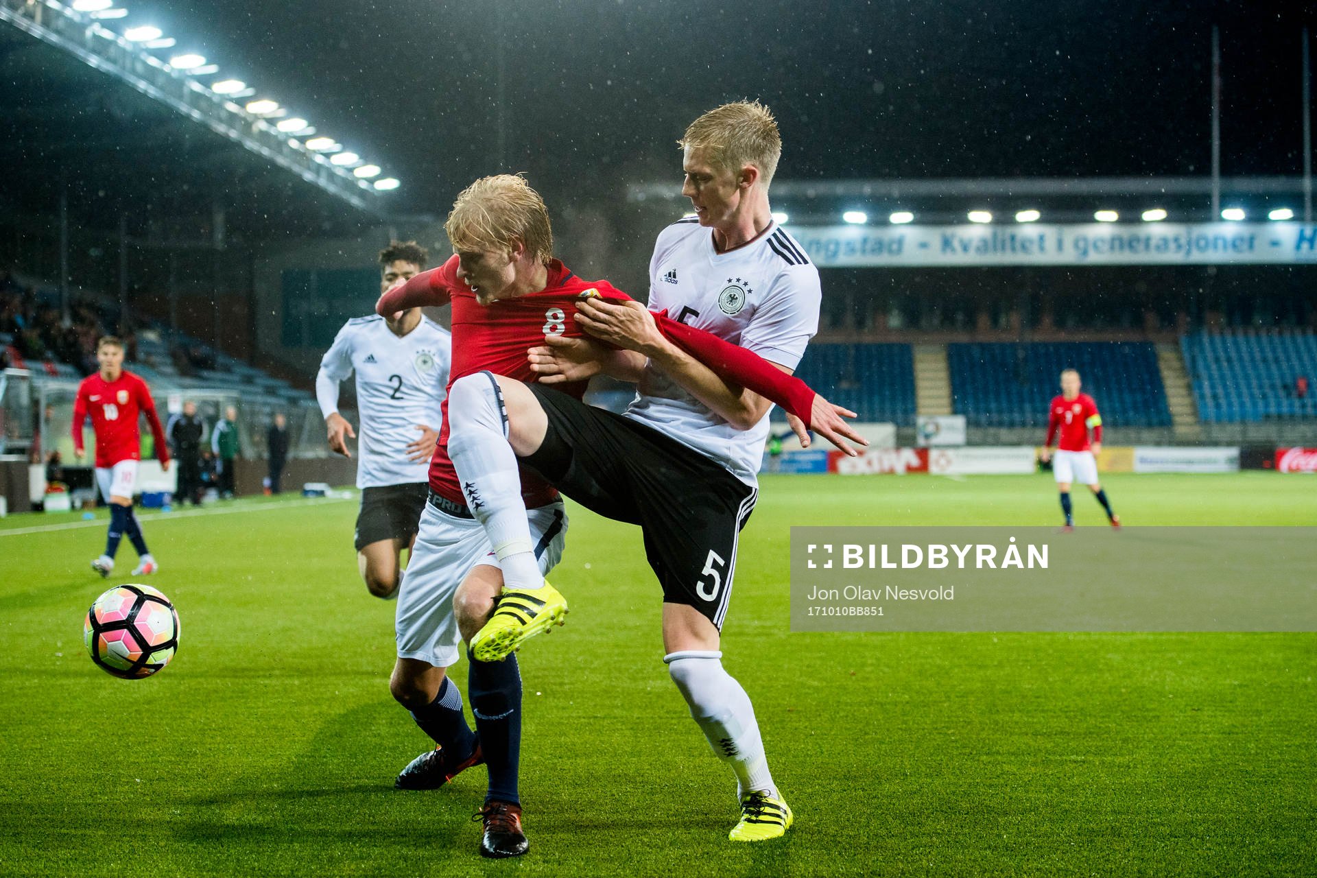 Morten Thorsby of Norway and Timo Baumgartl of Germany