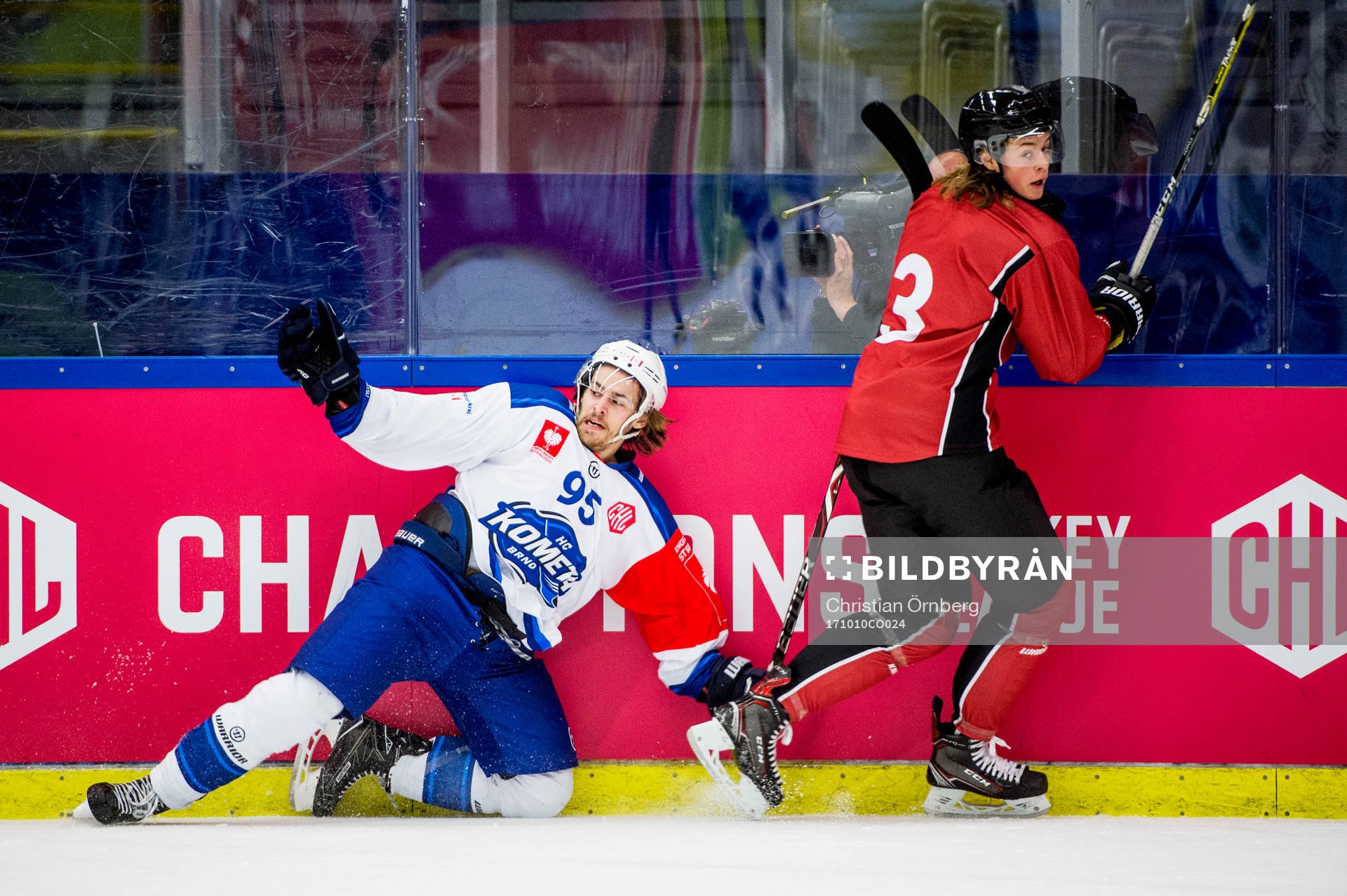 Alexandre Mallet of Kometa Brnos and Michal Furch of Kometa
