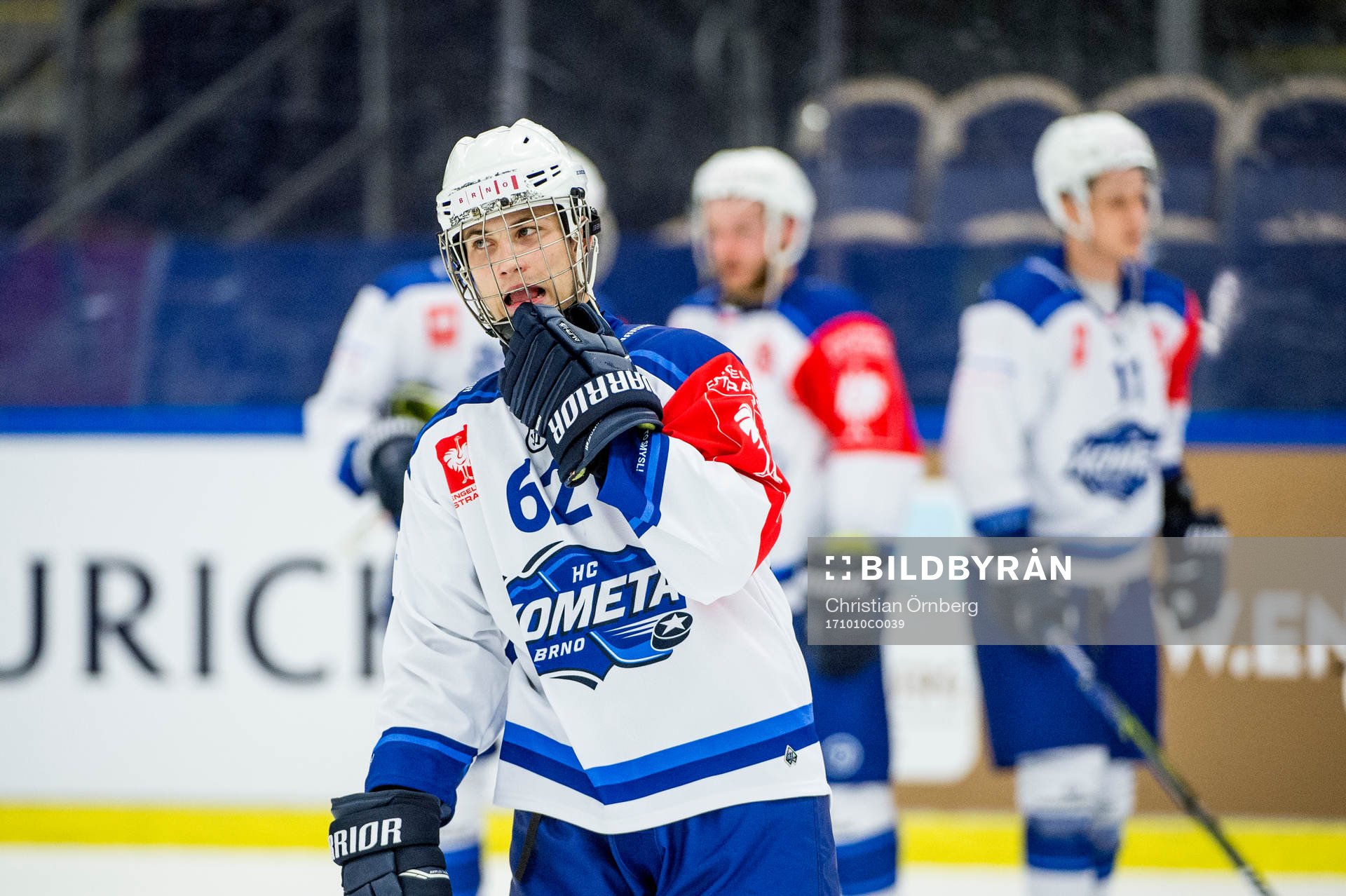 Jan Mlcak of Kometa Brnos  looks dejected