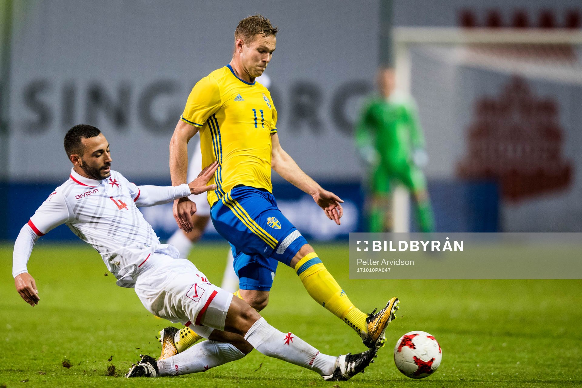 Sveriges Gustav Engvall och Maltas Karl Micallef