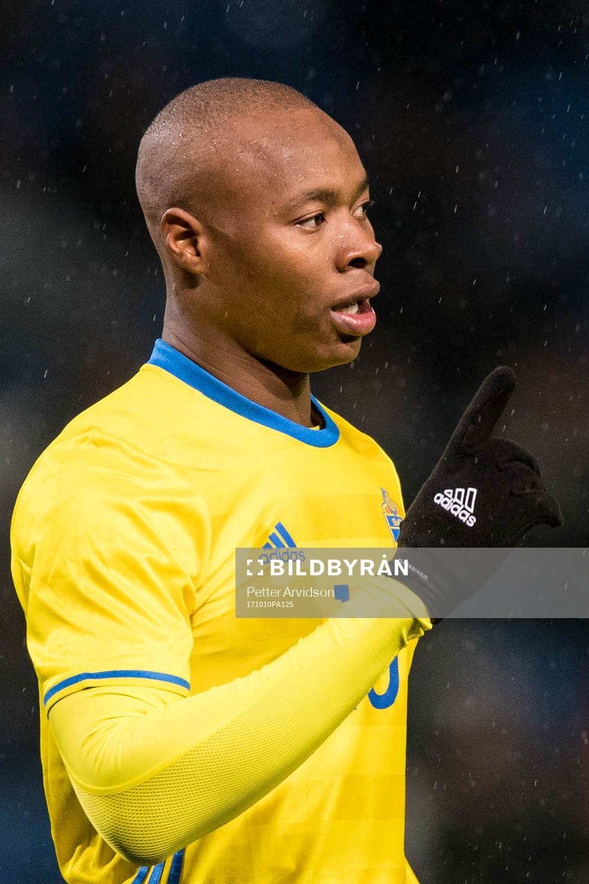 Sveriges Carlos Strandberg jublar