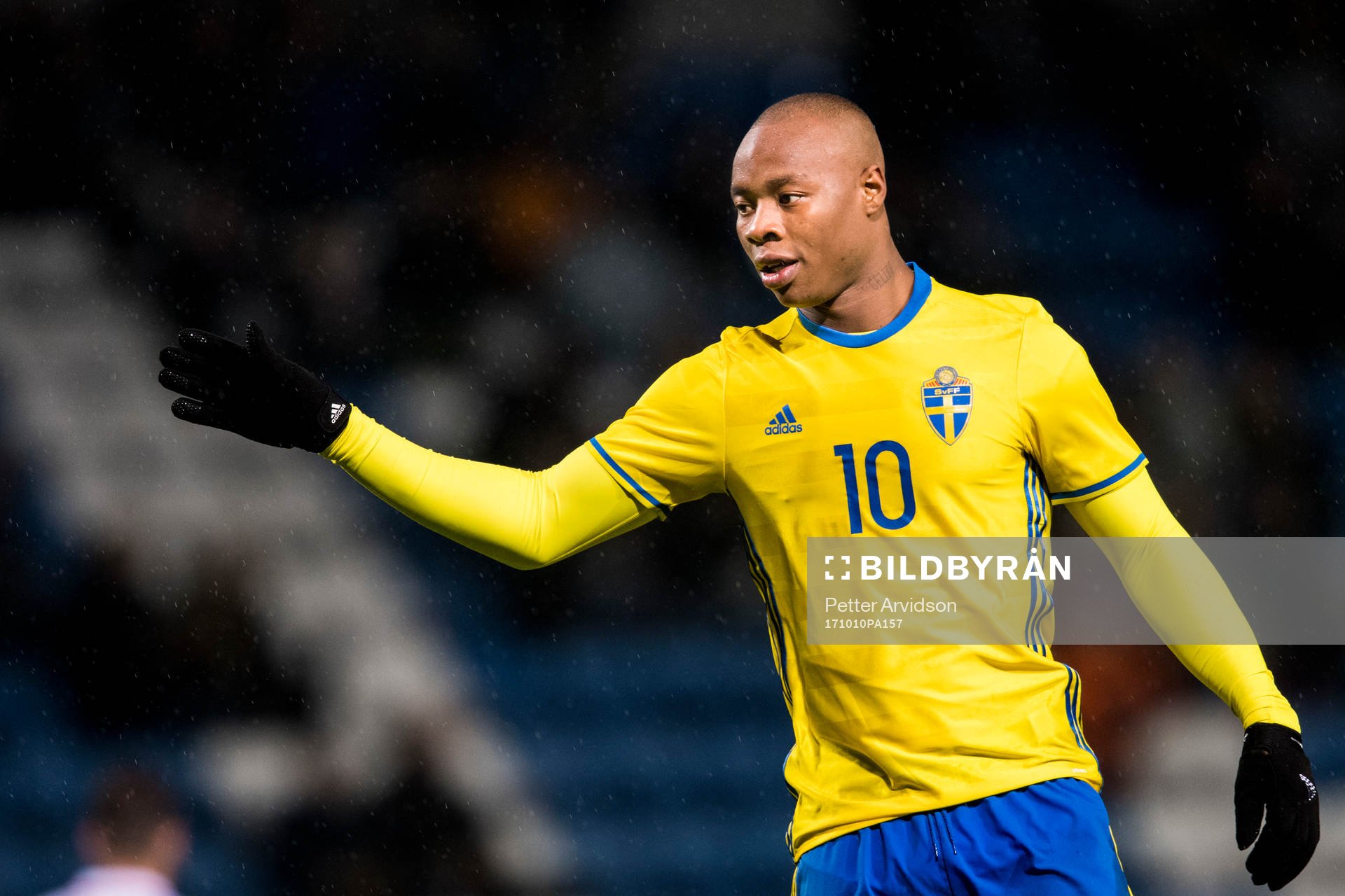 Sveriges Carlos Strandberg jublar