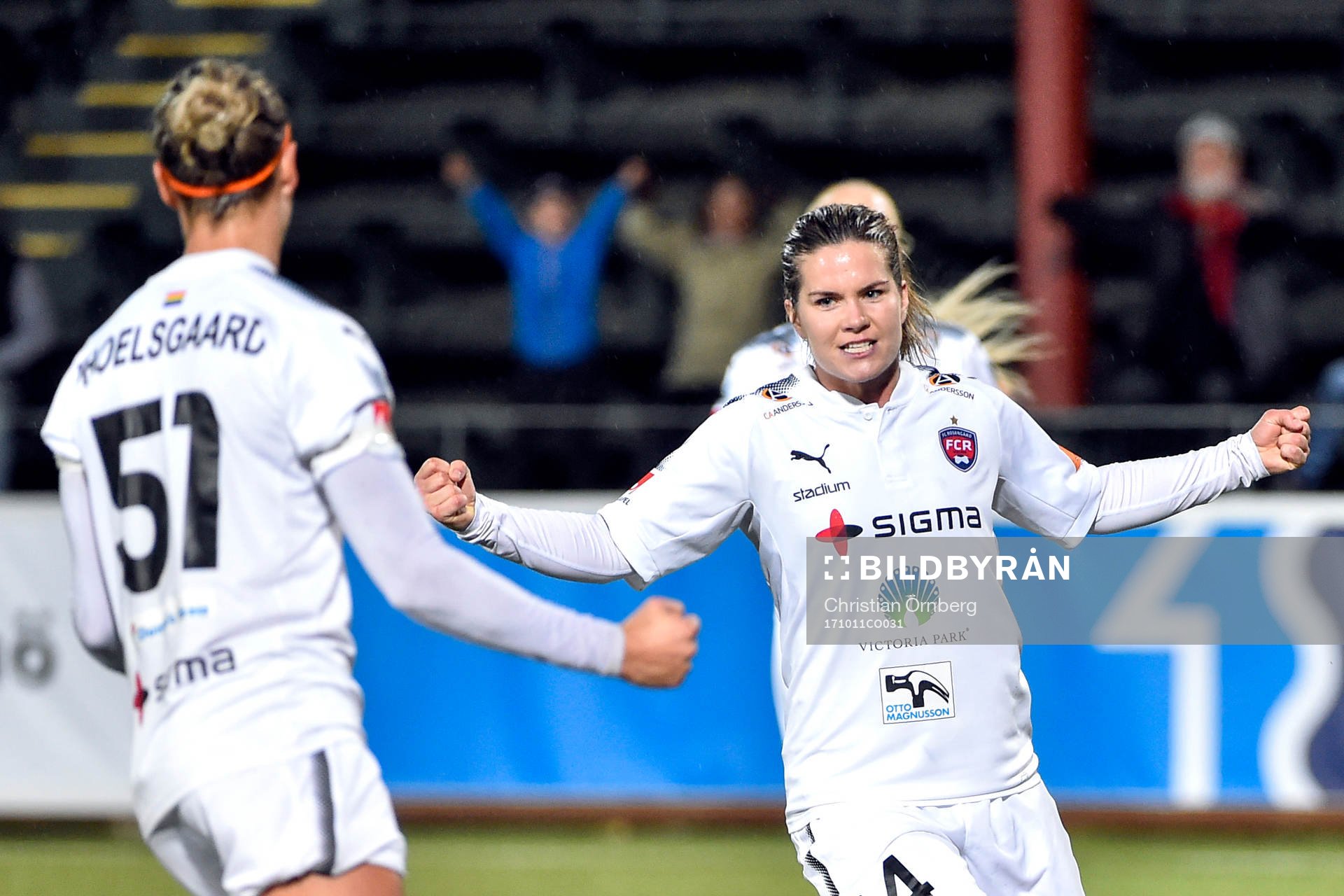 Rosengårds Hanna Folkesson jublar