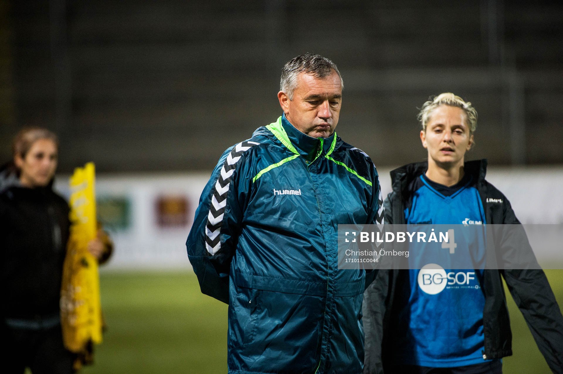 Olimpia Clujs tränare Mirel Albon deppar