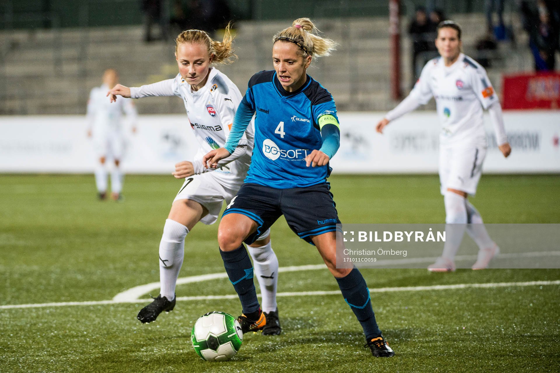 Rosengårds Ebba Wieder mot Olimpia Clujs Ioana Bortan