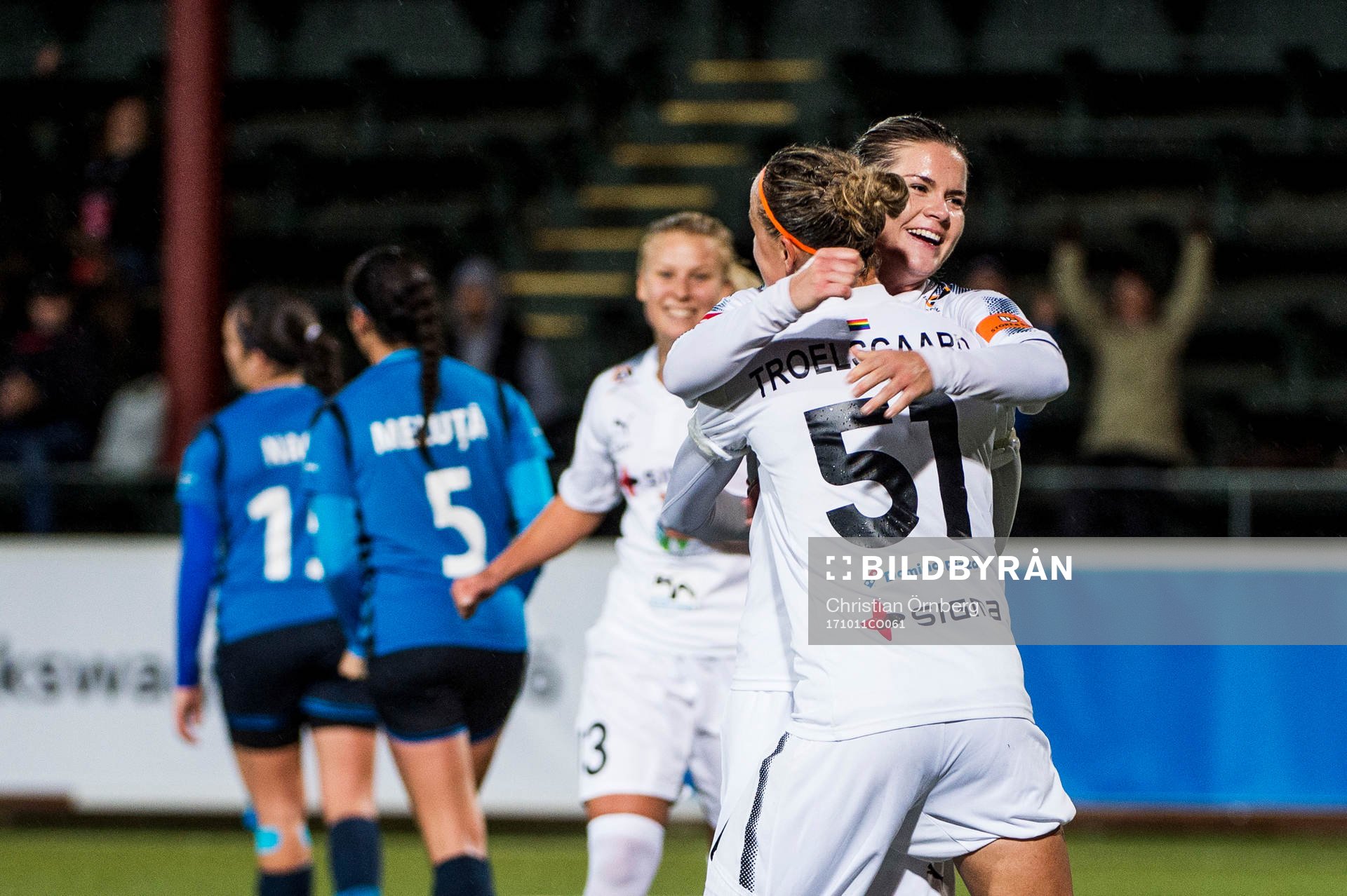 Rosengårds Hanna Folkesson jublar