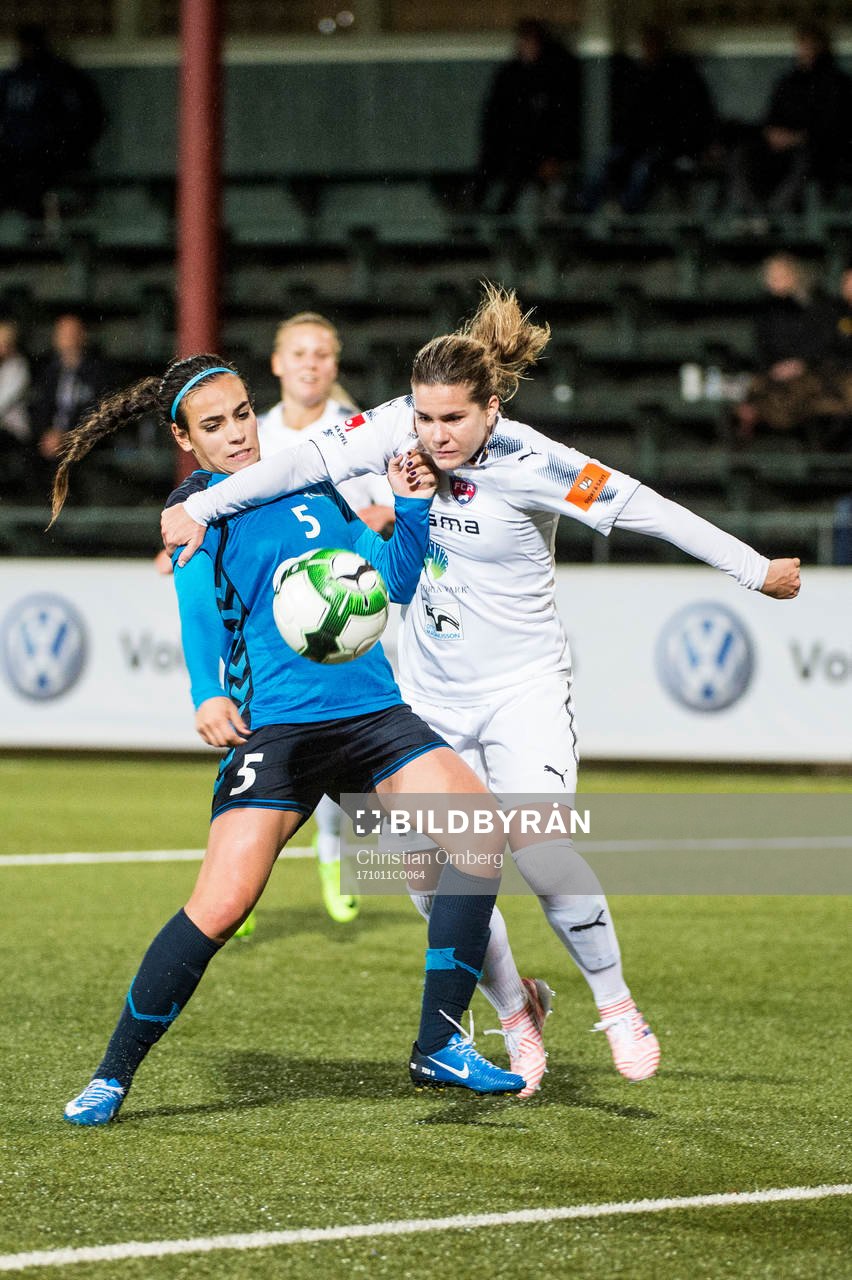 Olimpia Clujs Teodora Meluta mot Rosengårds Hanna Folkesson