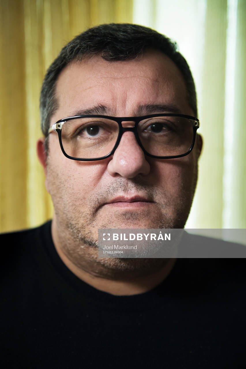 Spelaragenten Mino Raiola som företräder ett stort antal