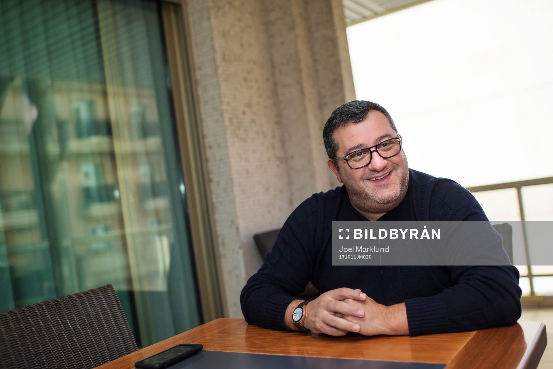 Spelaragenten Mino Raiola som företräder ett stort antal