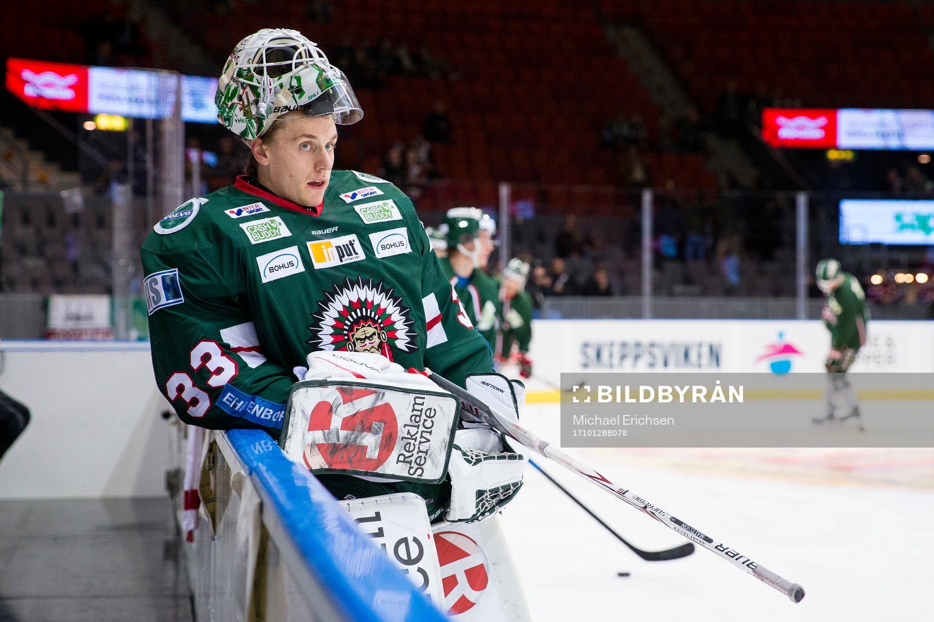 Frölundas målvakt Johan Mattsson