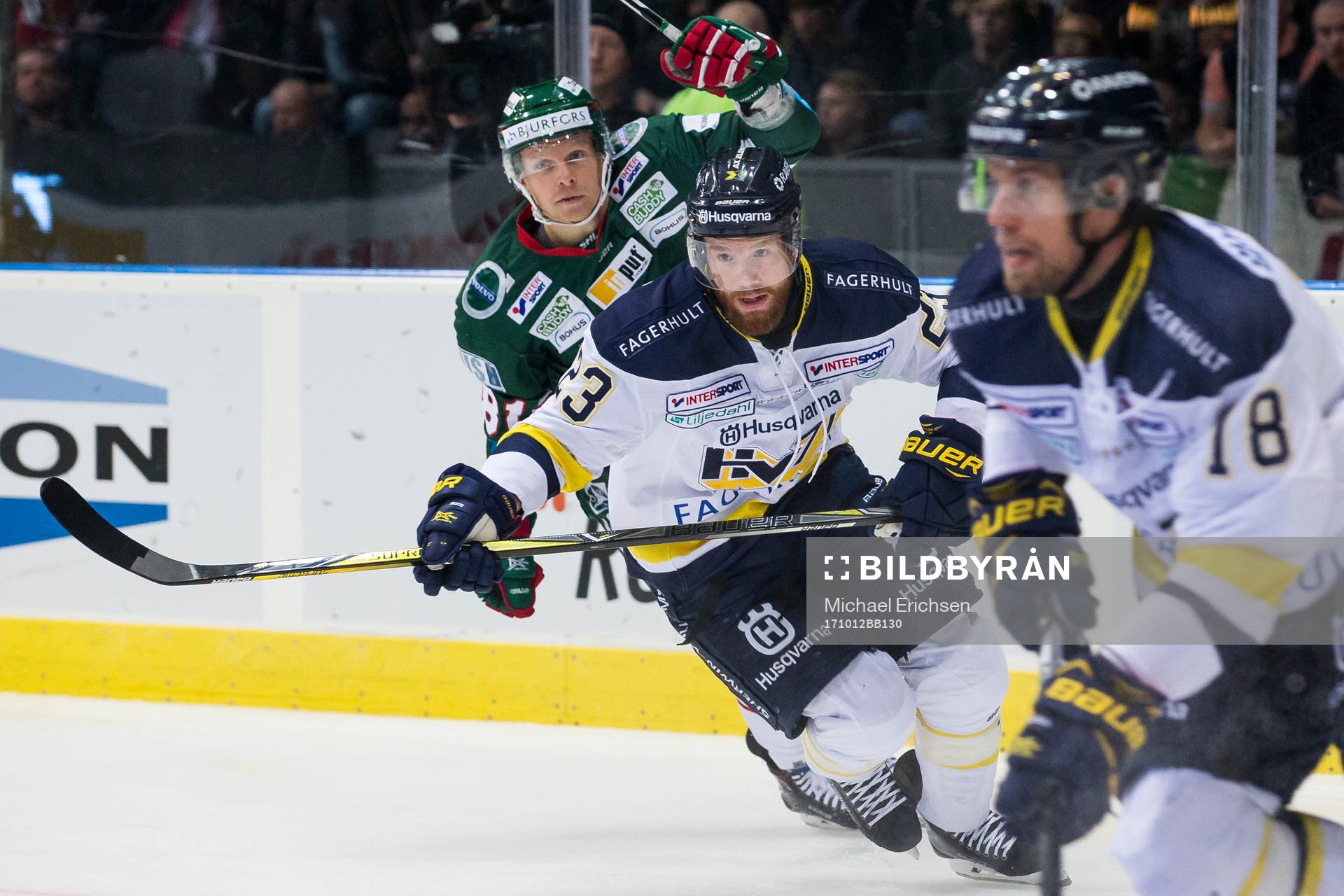 s Robin Figren och Frölundas Ryan Lasch