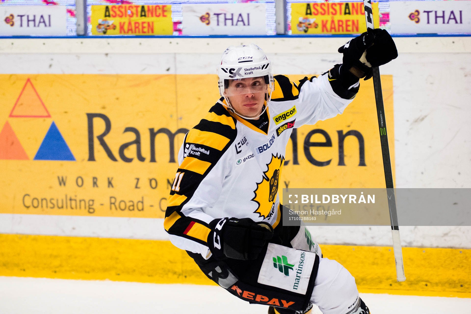 Skellefteås Henrik Hetta jublar