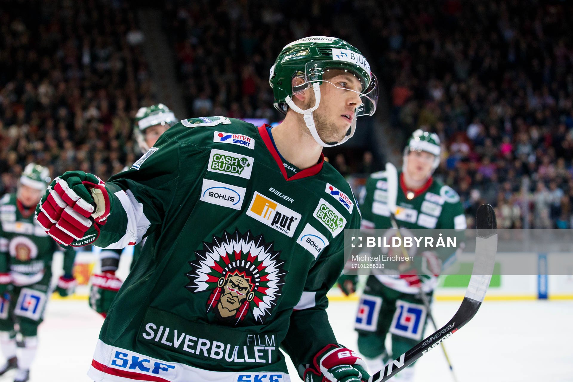 Frölundas Matt Donovan jublar