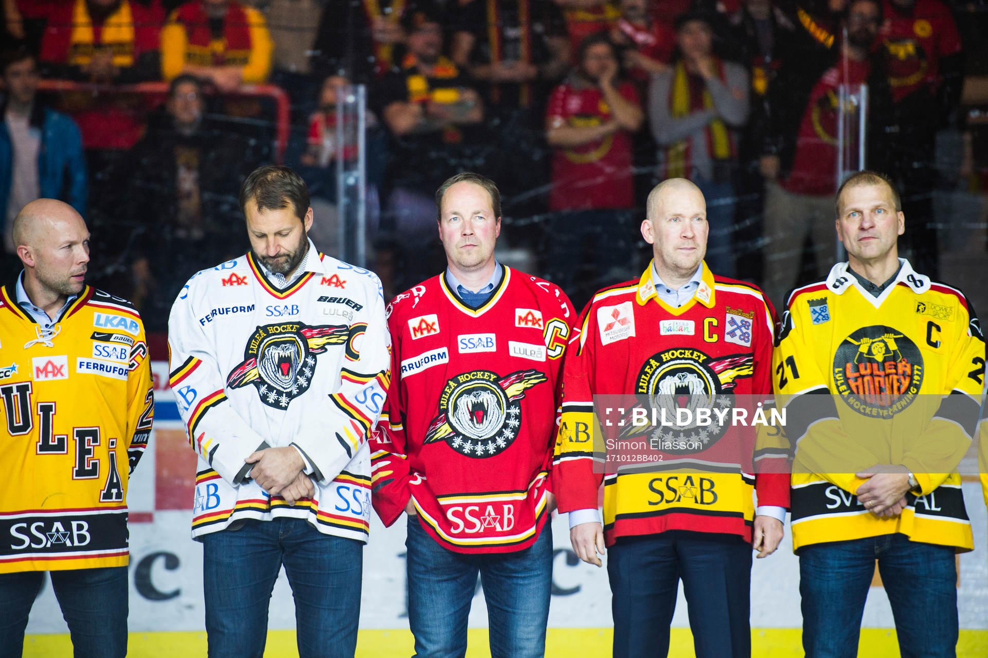 Luleås före detta lagkaptener Anders Burström, Mikael
